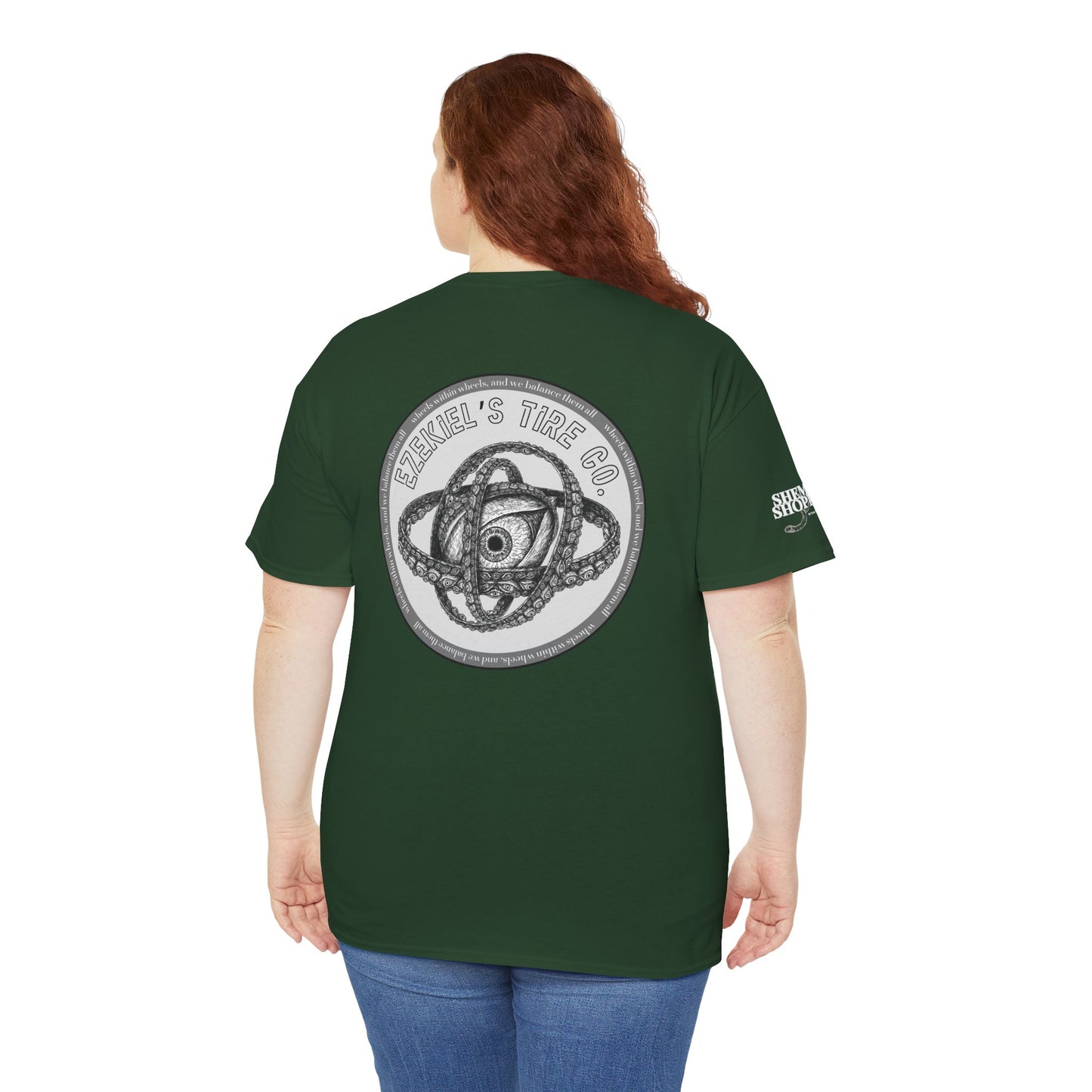 Ezekiel's Tire Company Shirt - Funny Biblical Unisex Cotton Tee