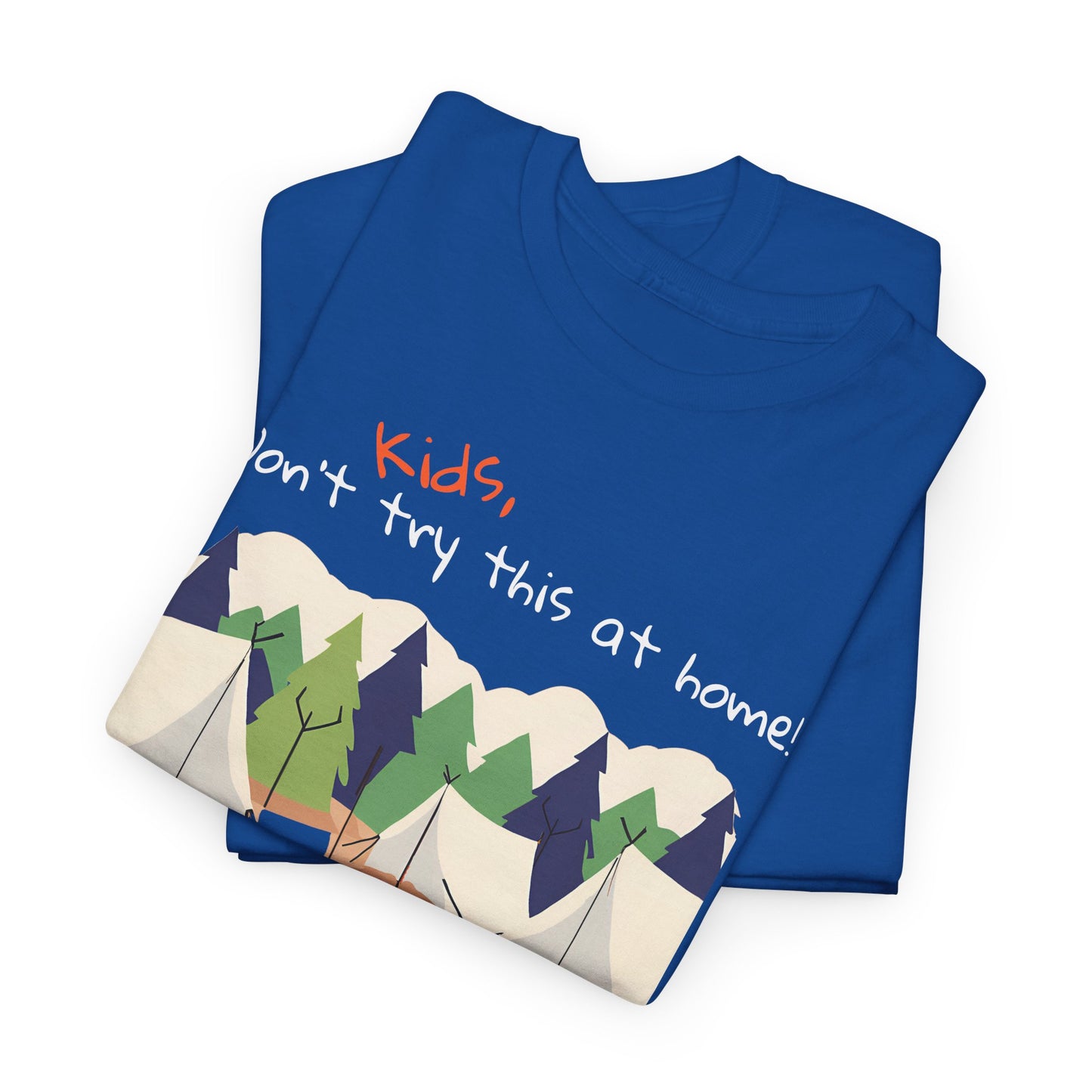 Personalized Kids, Don't Try This At Home Sukkot Shirt, dark colors