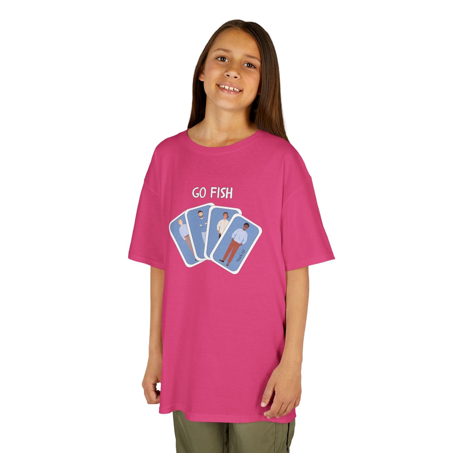 Fishers of Men Go Fish Bible Verse Kid's Cotton T-shirt