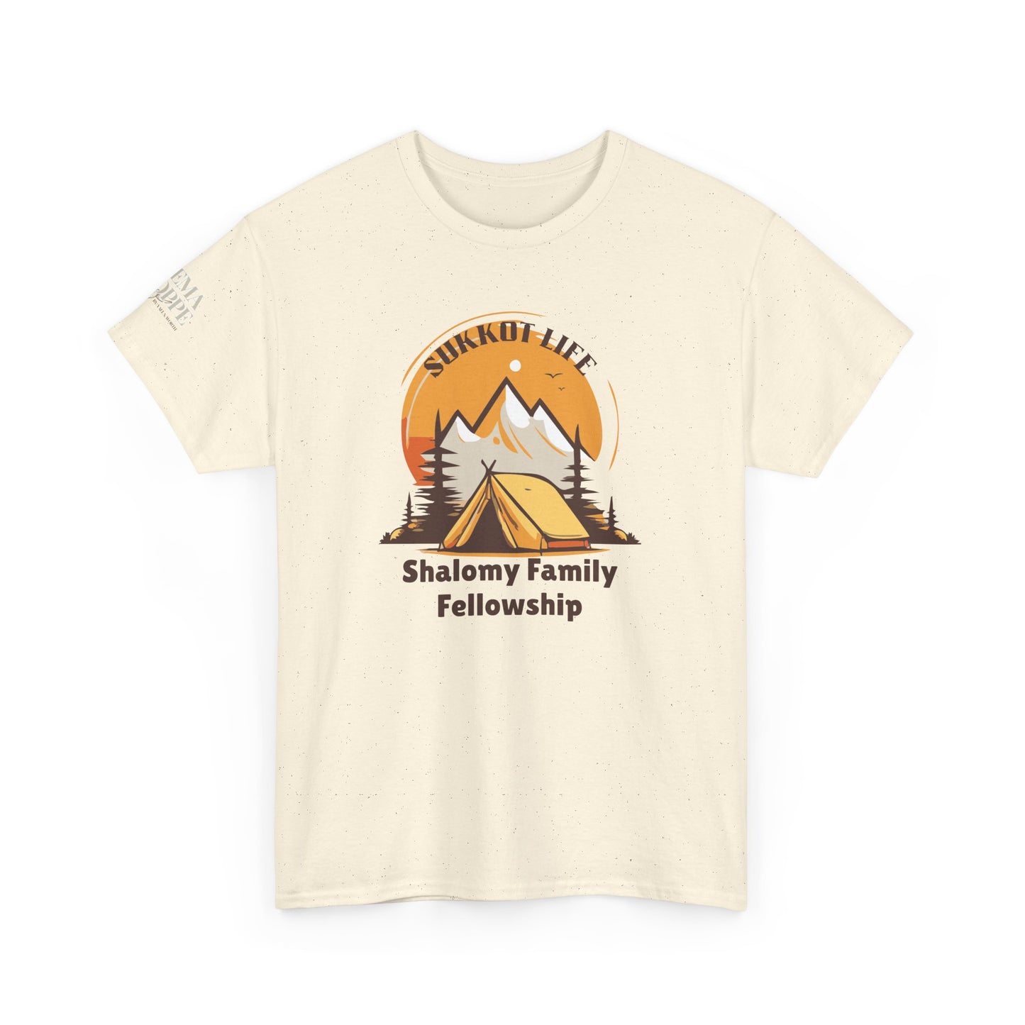 Personalized Sukkot Life Tee - Camping Biblical Feast Fellowship Shirt