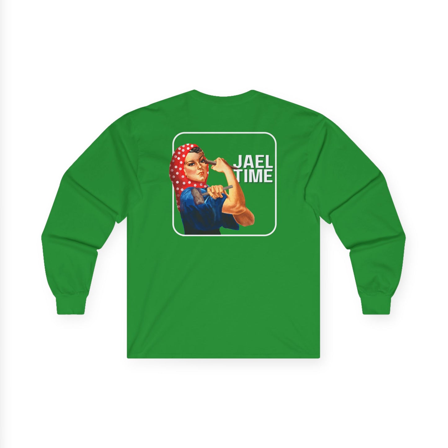 Unisex Long Sleeve Tee - 'Jael Time' Graphic T-Shirt, Casual Wear, Gift for Her, Vintage- Inspired Fashion, Everyday Comfort, Faith Filled Design