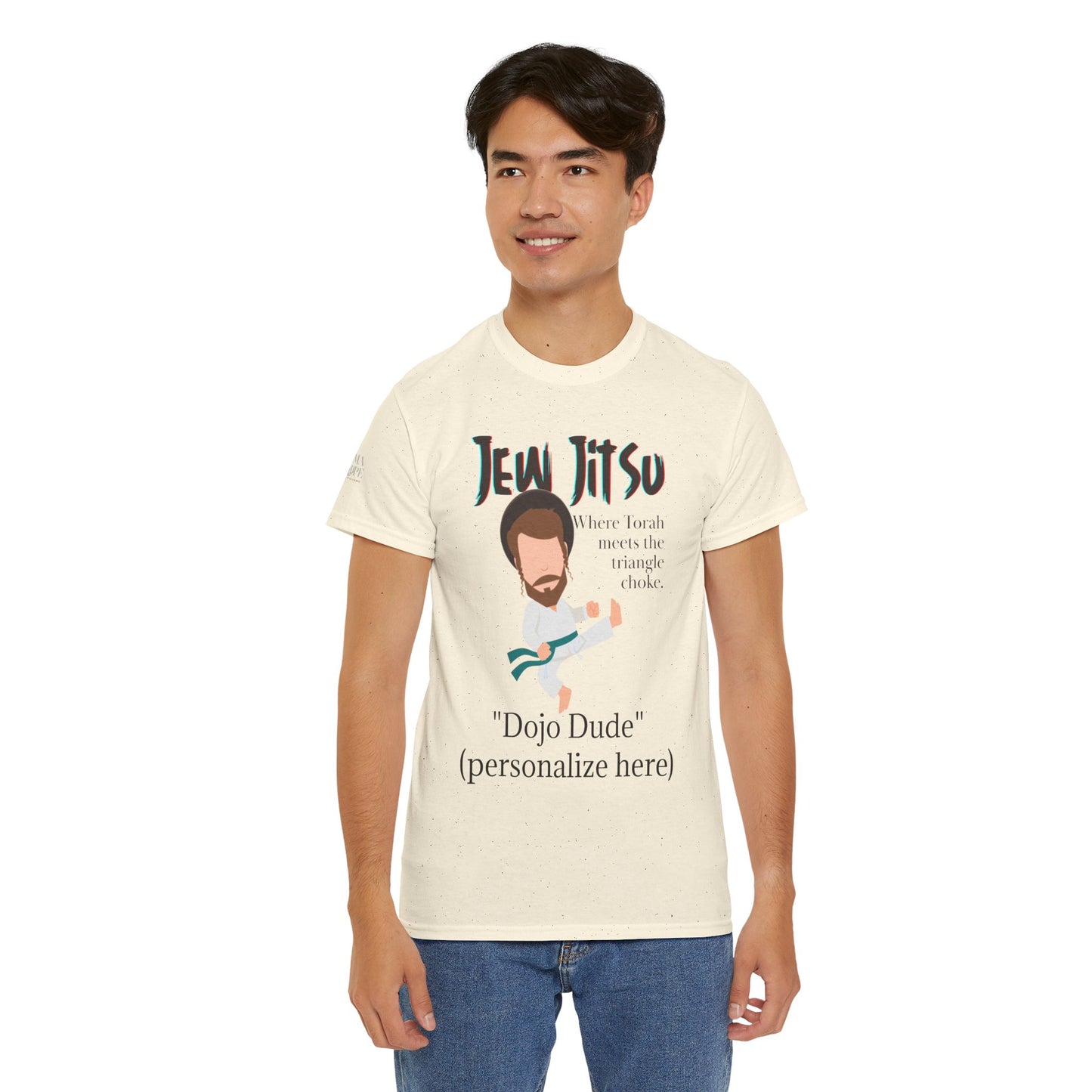 Jew Jitsu Funny Unisex Tee - Cotton Martial Arts Torah Shirt