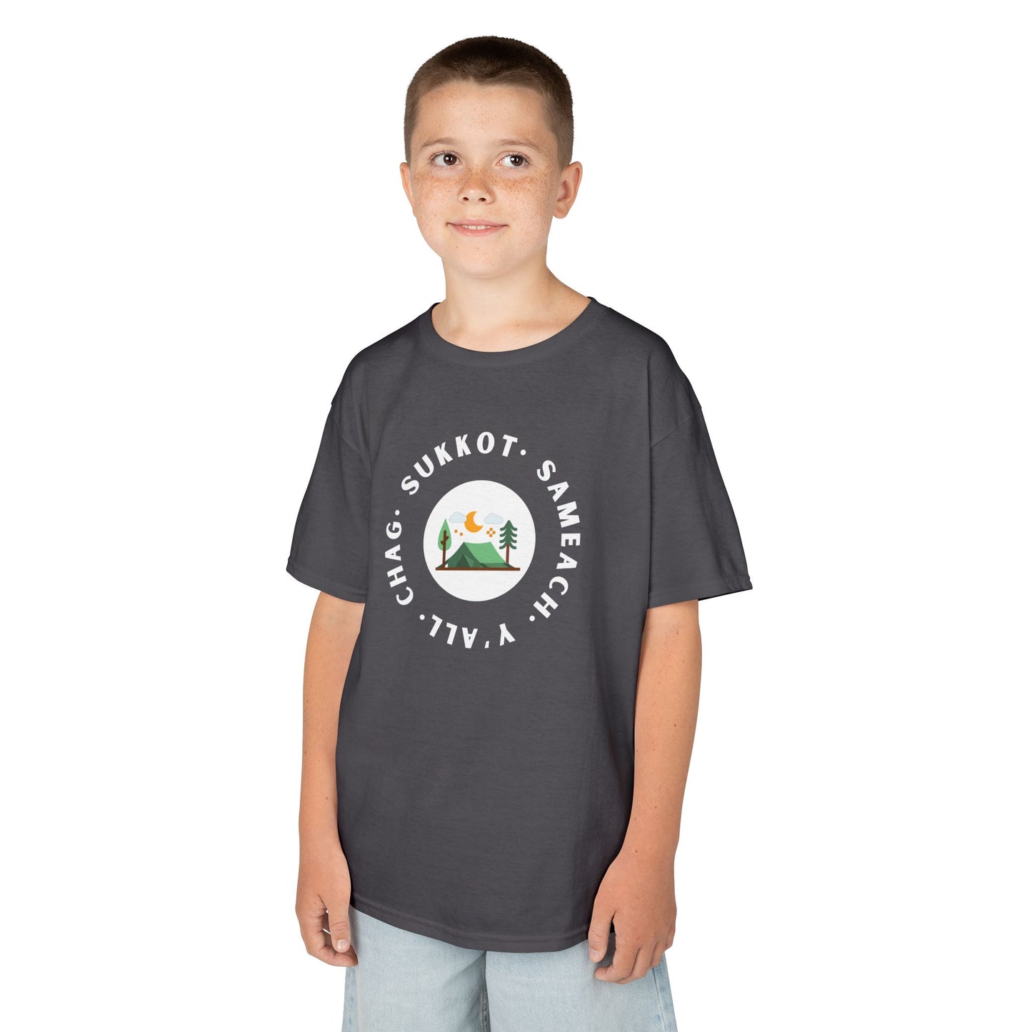 Sukkot Tabernacles Kids Heavy Cotton™ Tee