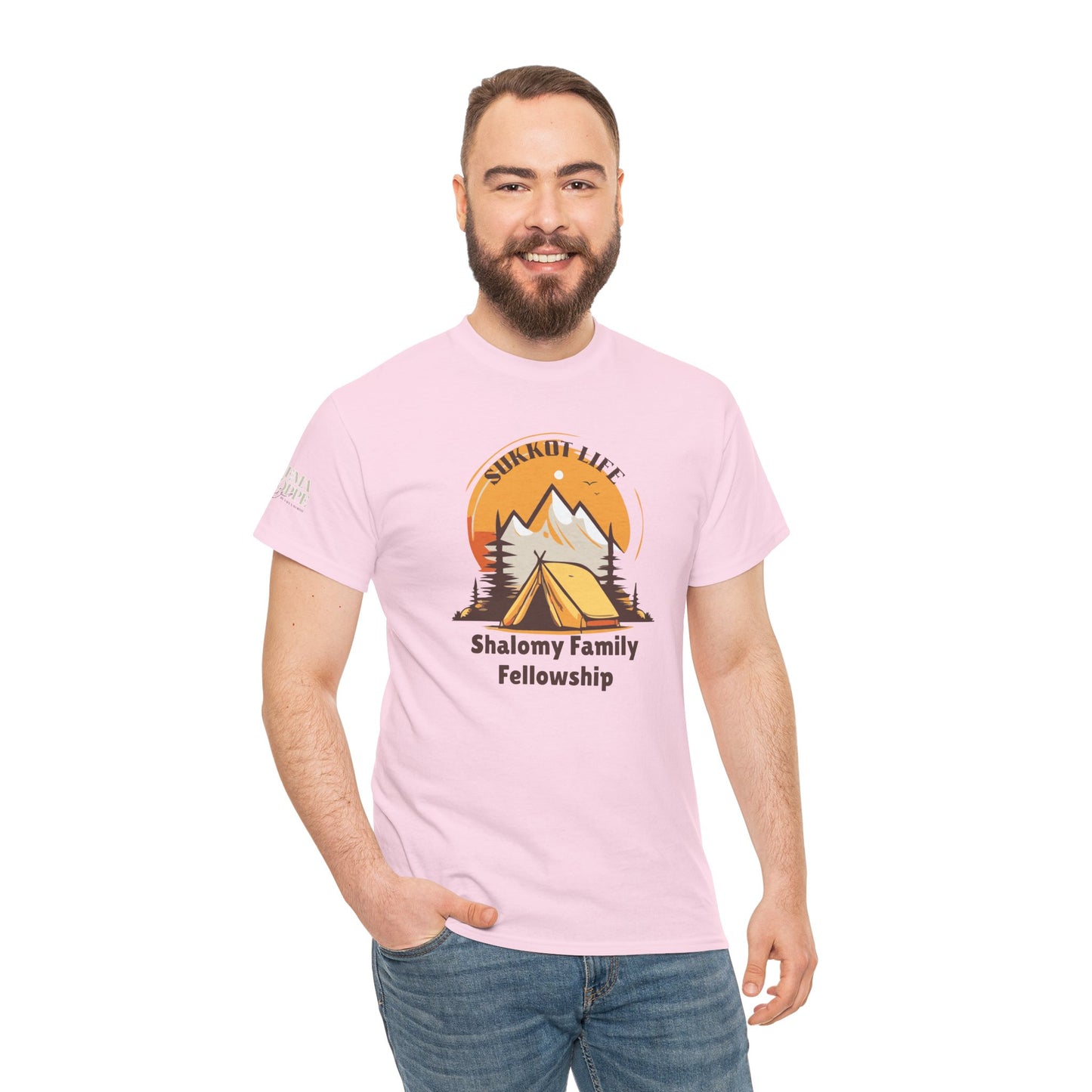 Personalized Sukkot Life Tee - Camping Biblical Feast Fellowship Shirt