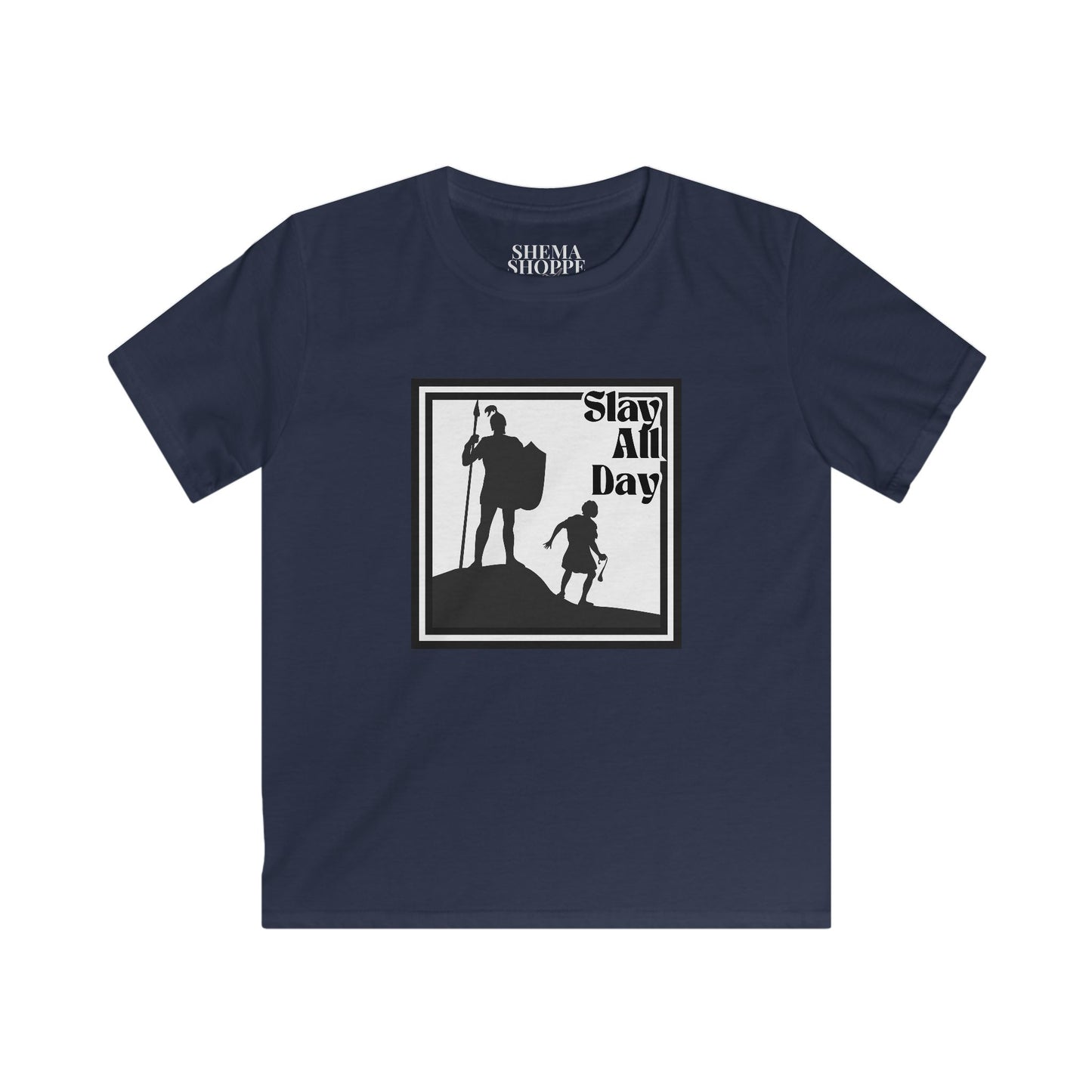 Slay All Day Kids Adventure Tee Graphic Shirt, Outdoor Fun T-Shirt, Hiking Kids Tee, Perfect for Gifts & Active Play