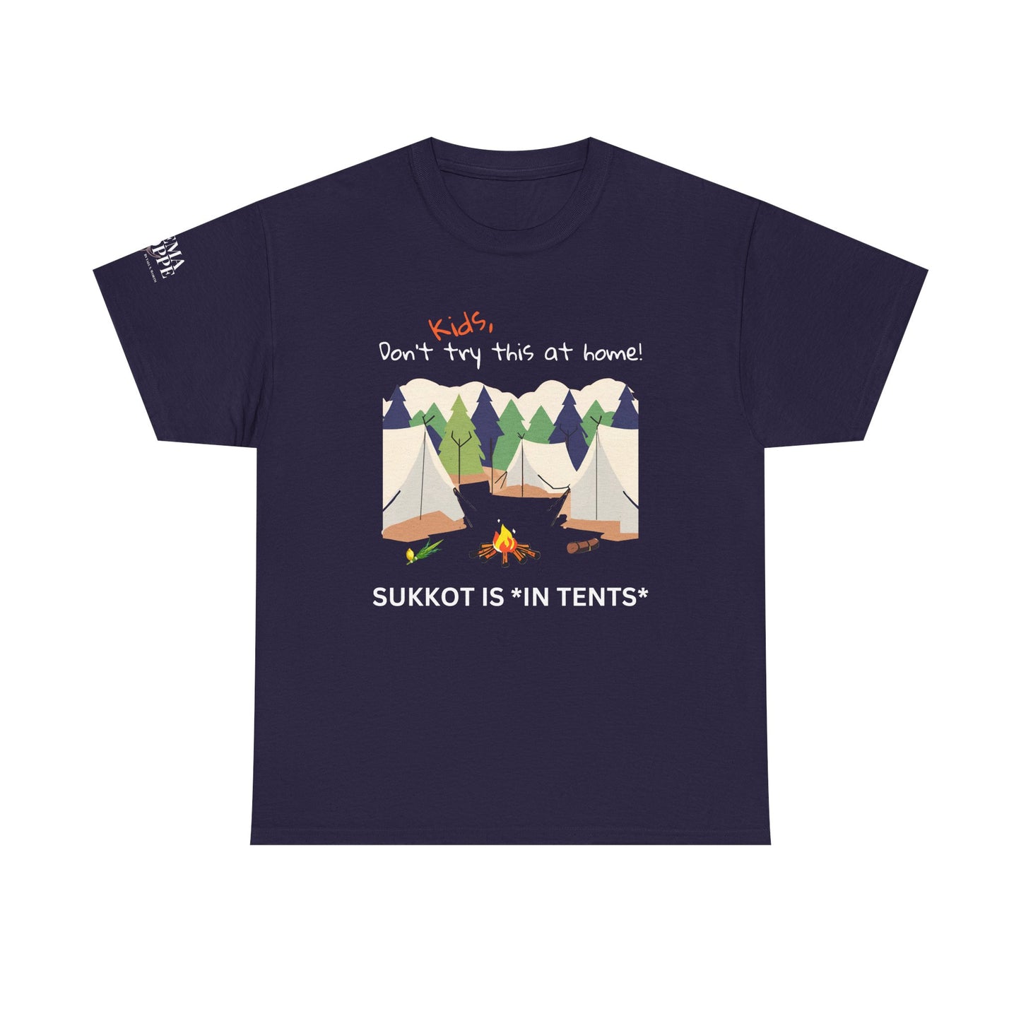 Kids, Don't Try This At Home Sukkot Shirt, dark colors