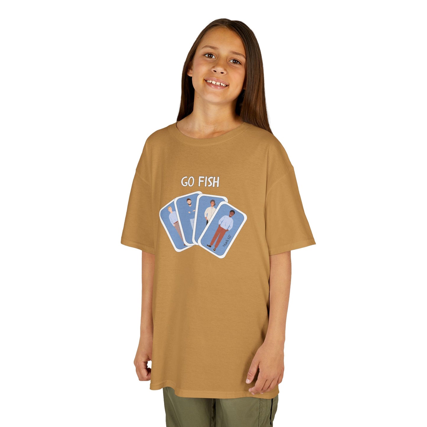 Fishers of Men Go Fish Bible Verse Kid's Cotton T-shirt