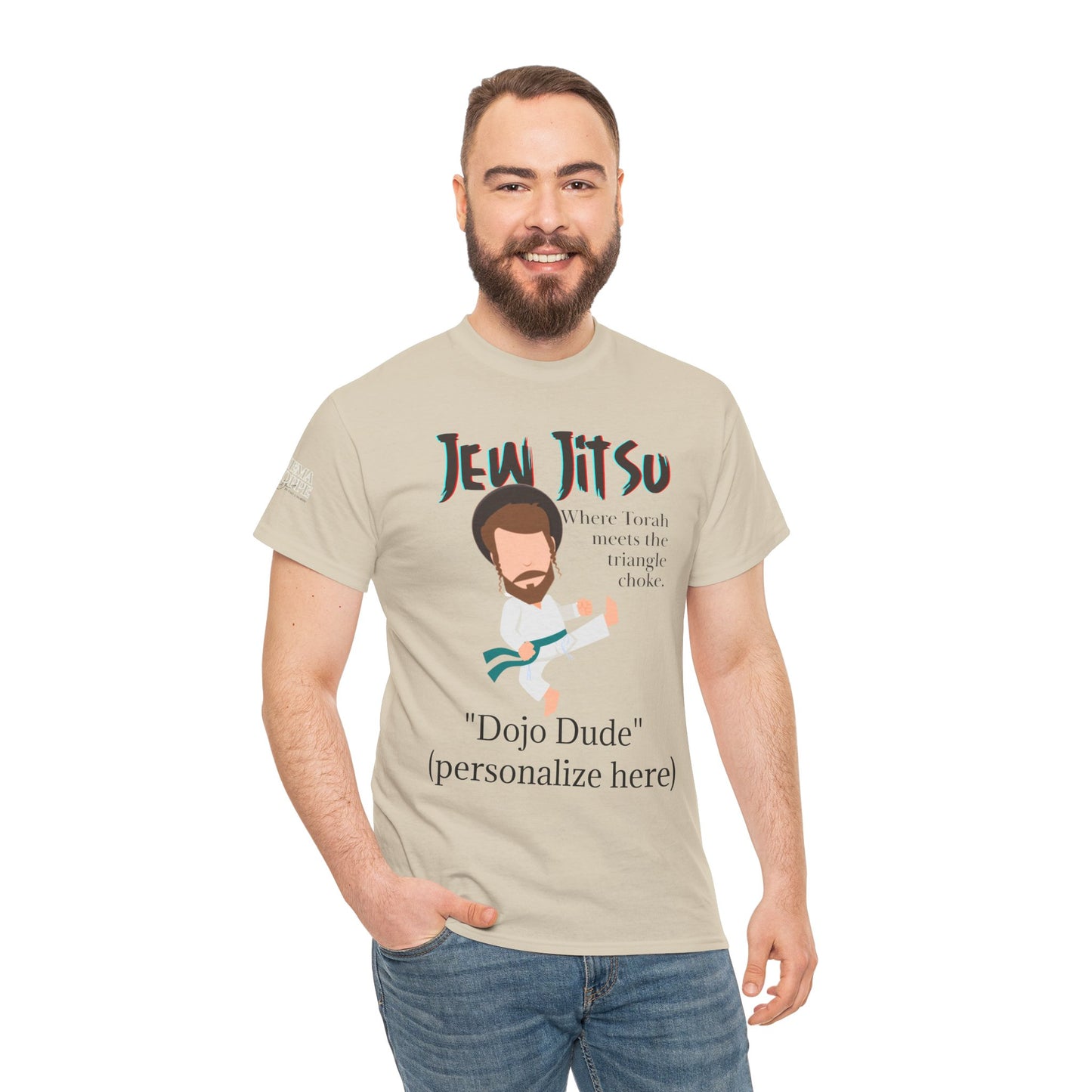 Jew Jitsu Funny Unisex Tee - Cotton Martial Arts Torah Shirt