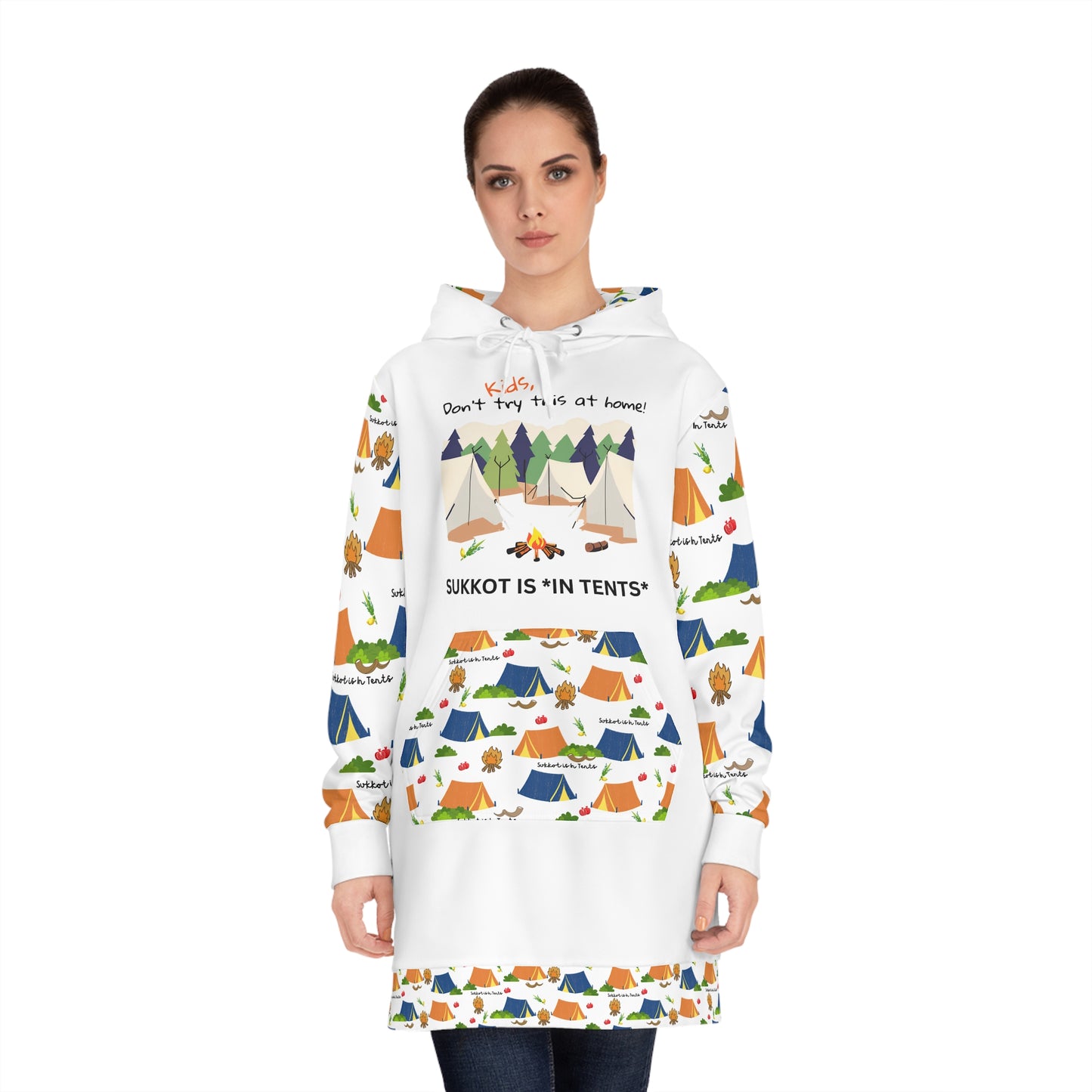Women's Sukkot Hoodie Dress (AOP)