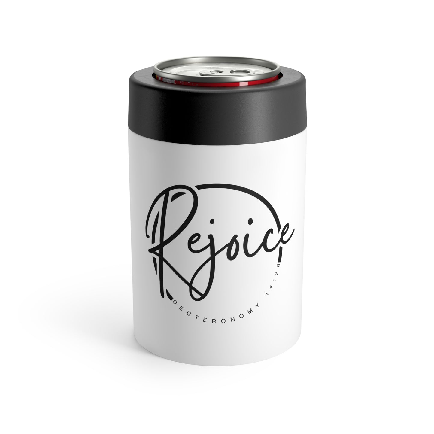 Rejoice Insulated Can Holder Deuteronomy 14:26