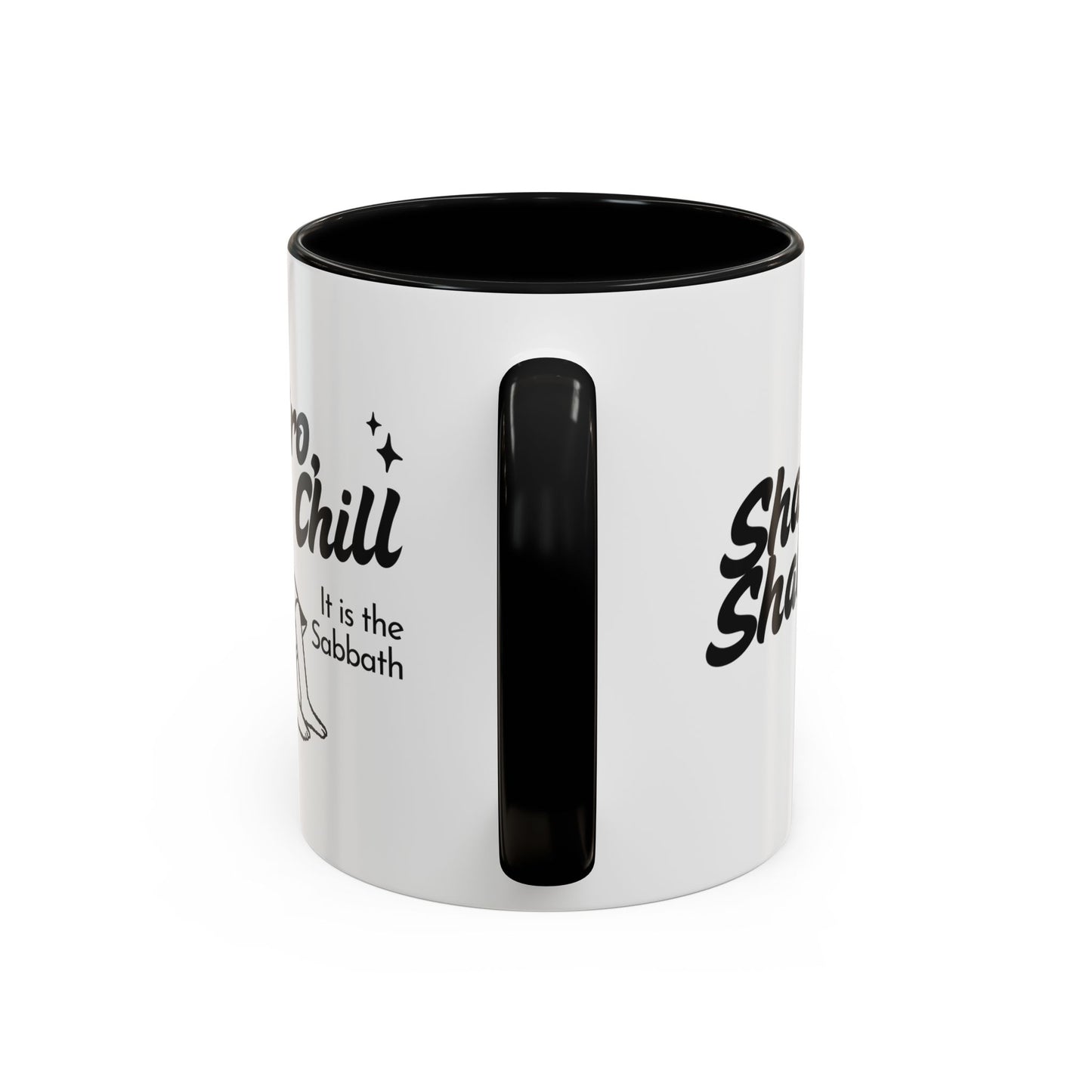Bro, Chill Shabbat Themed Accent Coffee Mug, Relaxation Gift, Coffee Lover Gift, Cute Mug for Friends, Fun Coffee Cup