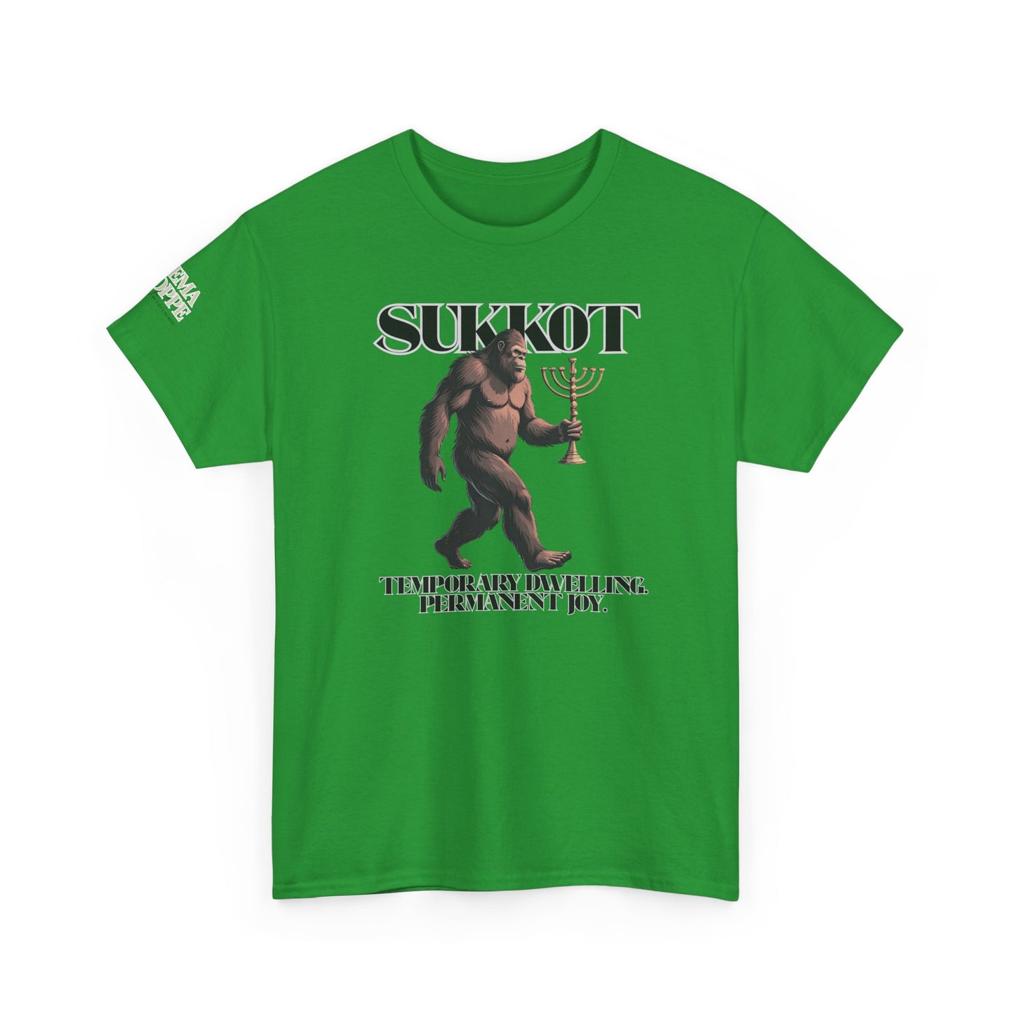 Sukkot Bigfoot Menorah Legendary Joy Shirt