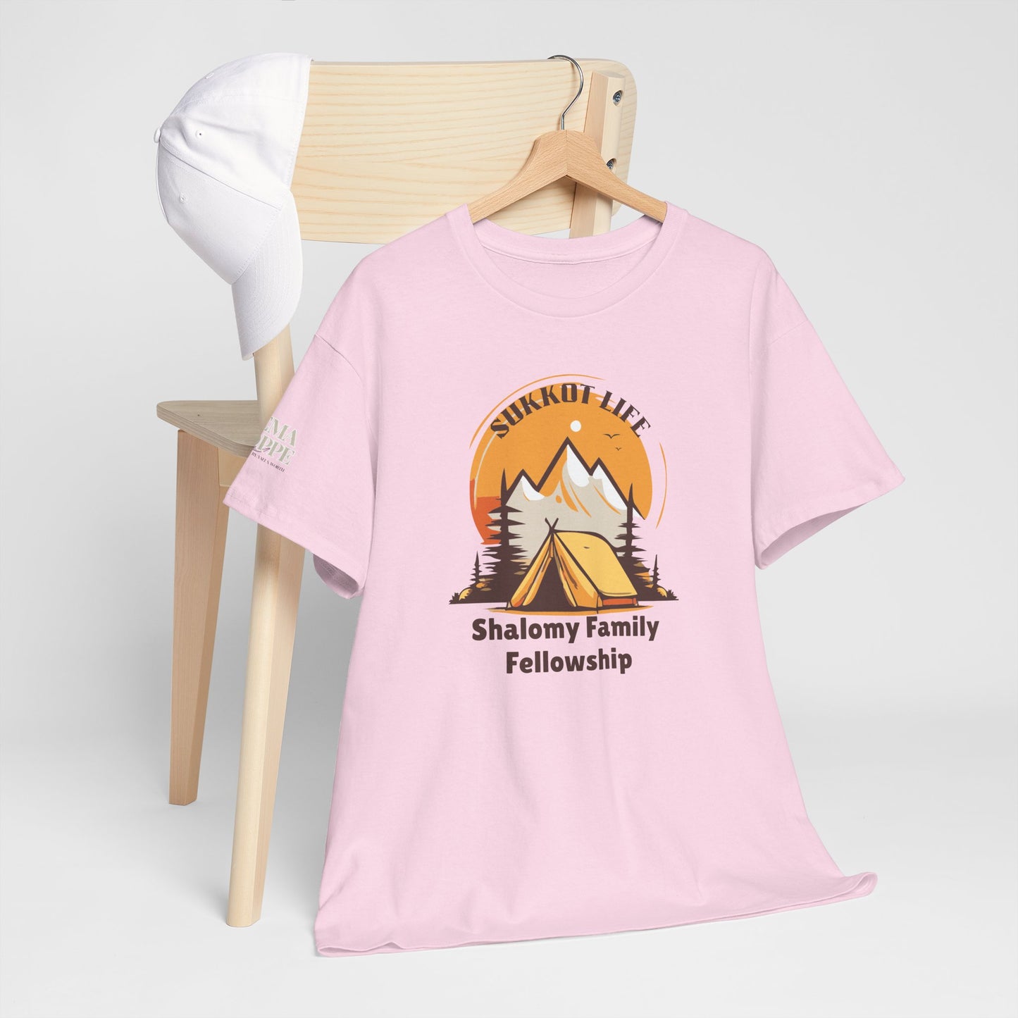Personalized Sukkot Life Tee - Camping Biblical Feast Fellowship Shirt