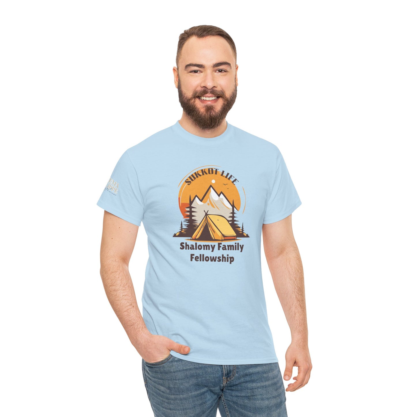 Personalized Sukkot Life Tee - Camping Biblical Feast Fellowship Shirt