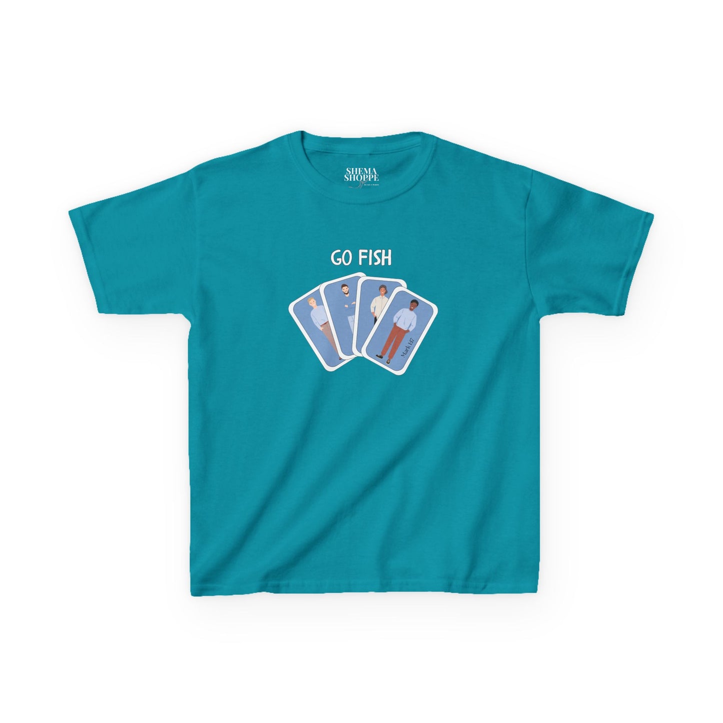 Fishers of Men Go Fish Bible Verse Kid's Cotton T-shirt