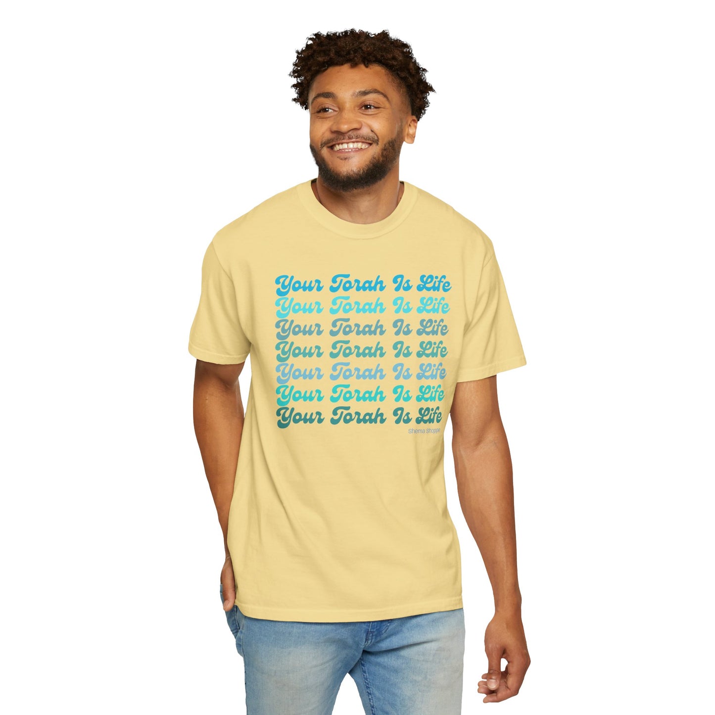 Your Torah Is Life Inspirational T-Shirt - Spiritual Gift, Faith-Based Apparel, Casual Wear, Bible Quote Shirt, Feast and Fellowship Tee