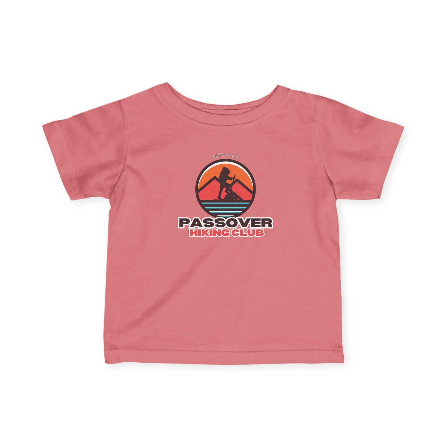 Passover Hiking Club- Infant Fine Jersey Tee Bible Humor