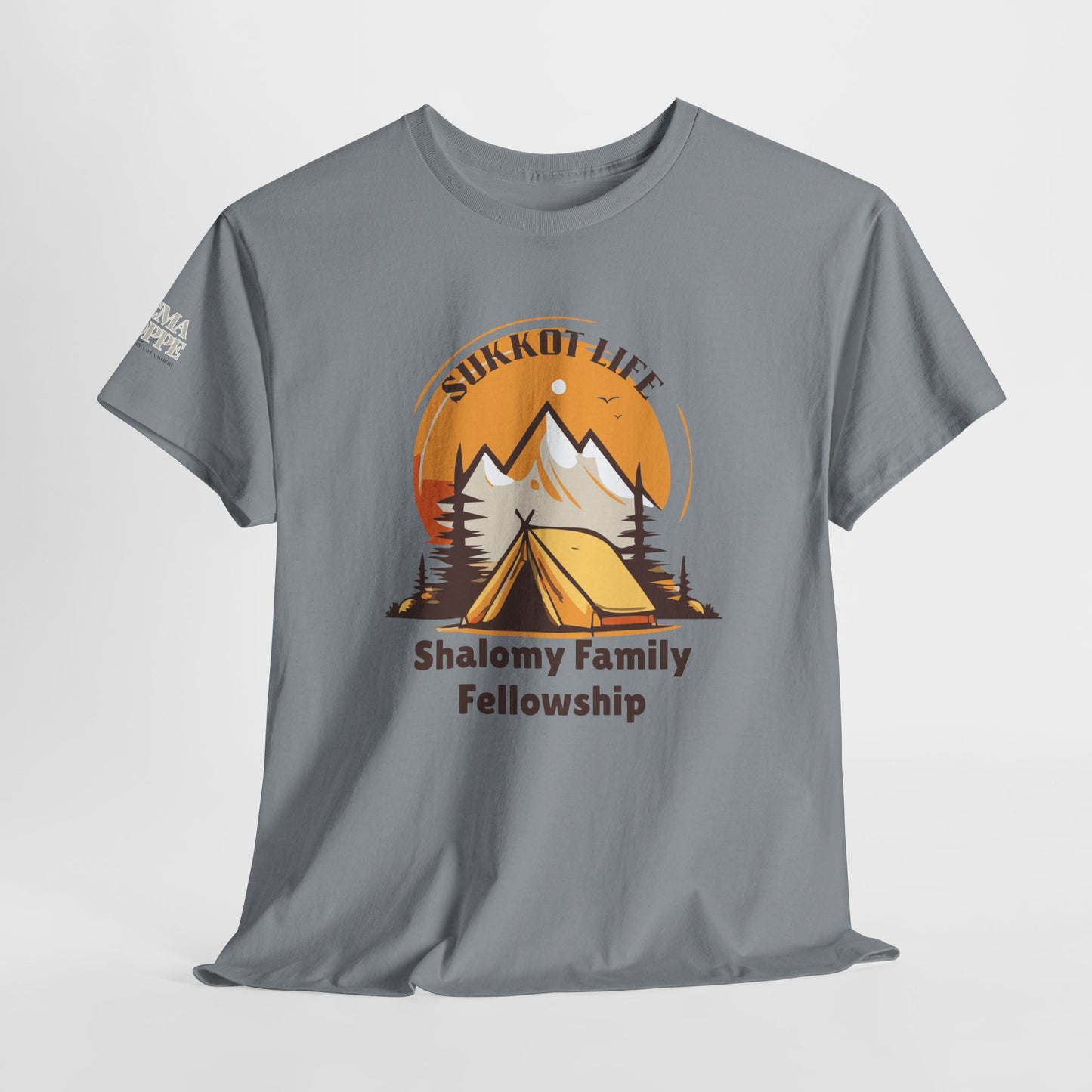 Personalized Sukkot Life Tee - Camping Biblical Feast Fellowship Shirt