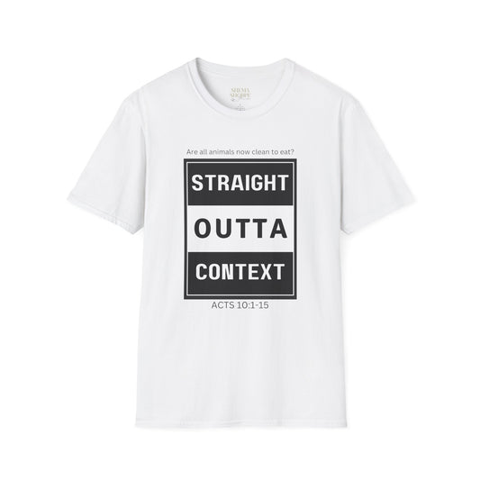 Straight Outta Context Unisex Softstyle T-Shirt