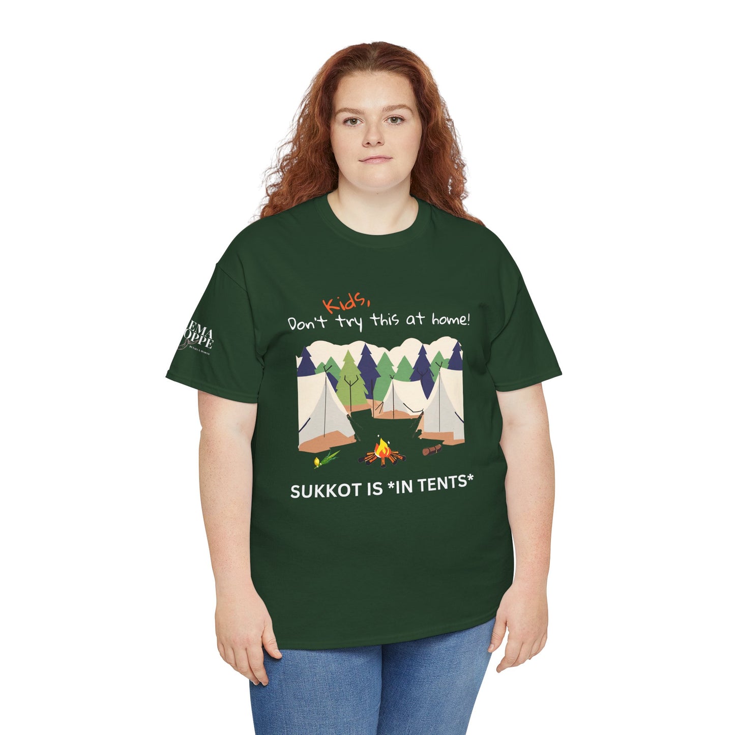 Kids, Don't Try This At Home Sukkot Shirt, dark colors