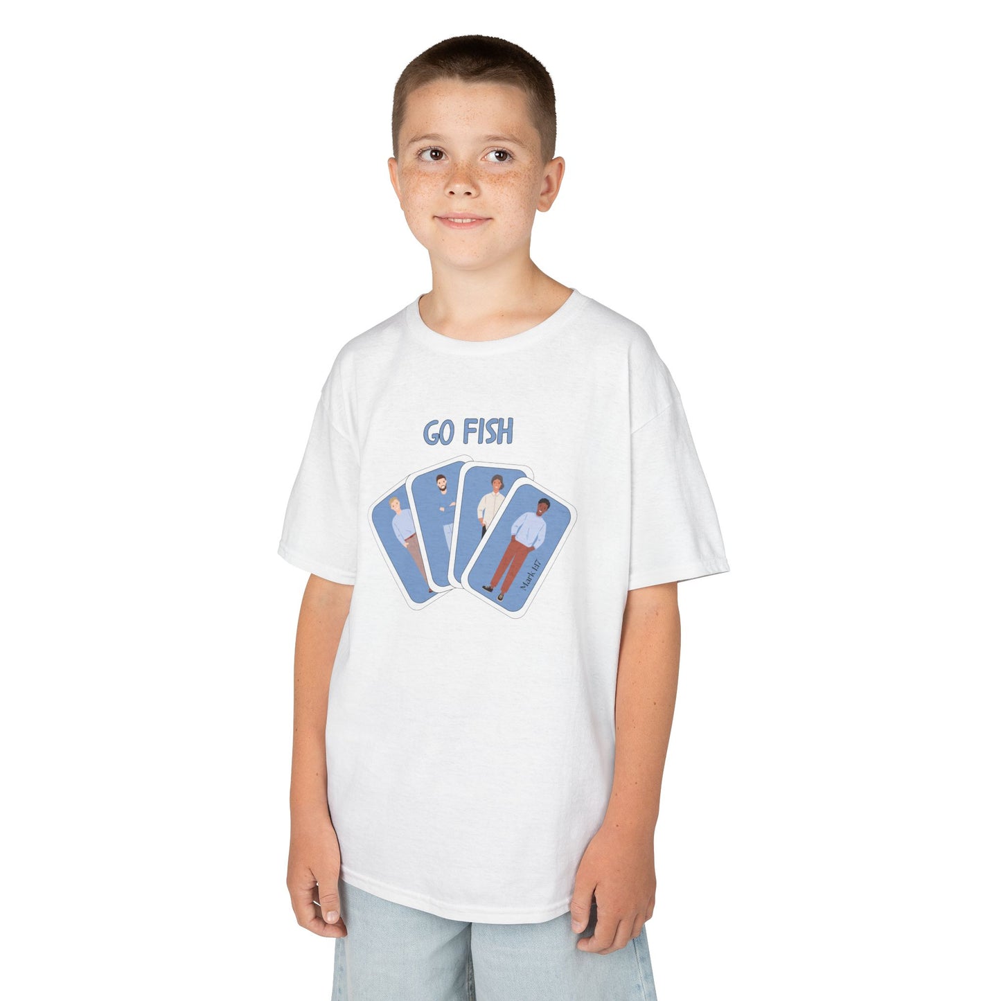 Fishers of Men Go Fish Bible Verse Kid's Cotton T-shirt
