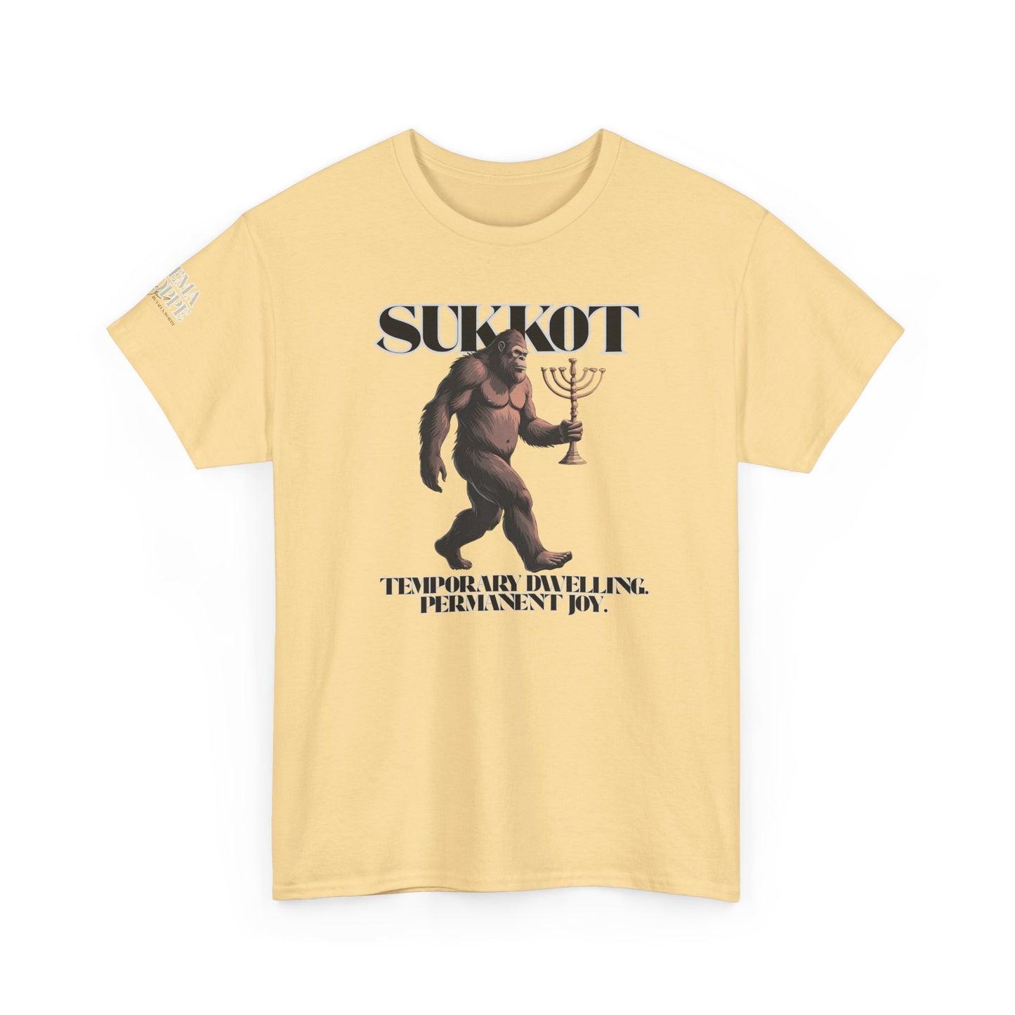 Sukkot Bigfoot Menorah Legendary Joy Shirt