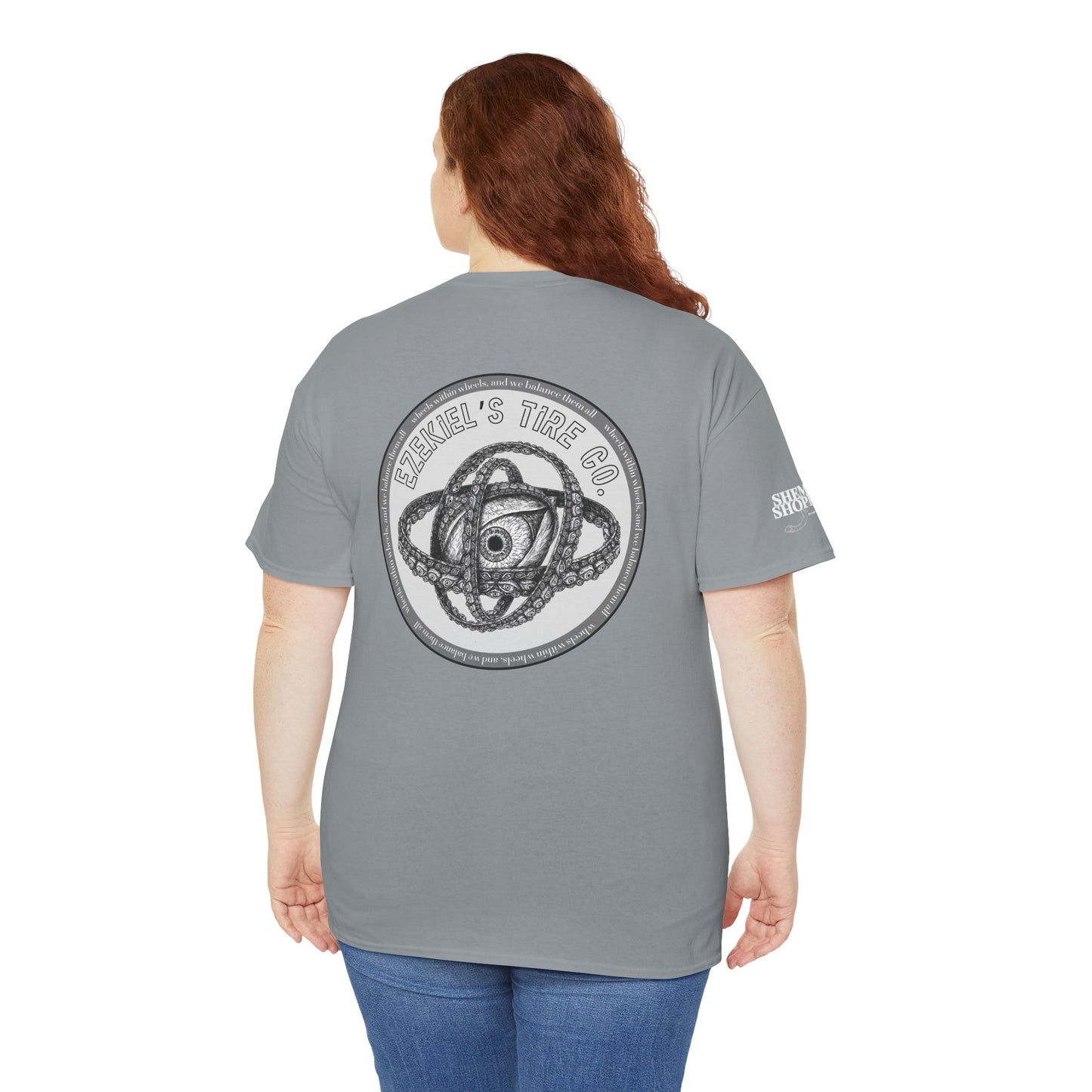Ezekiel's Tire Company Shirt - Funny Biblical Unisex Cotton Tee