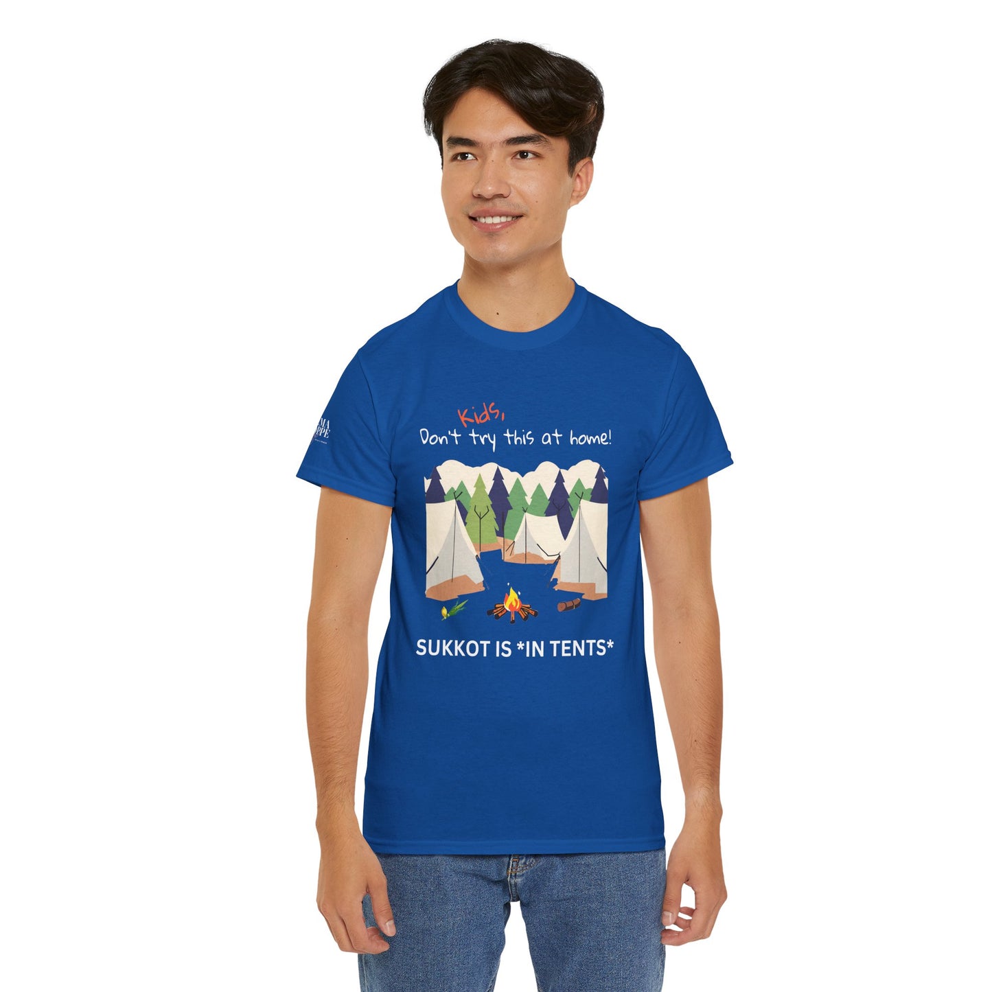 Kids, Don't Try This At Home Sukkot Shirt, dark colors
