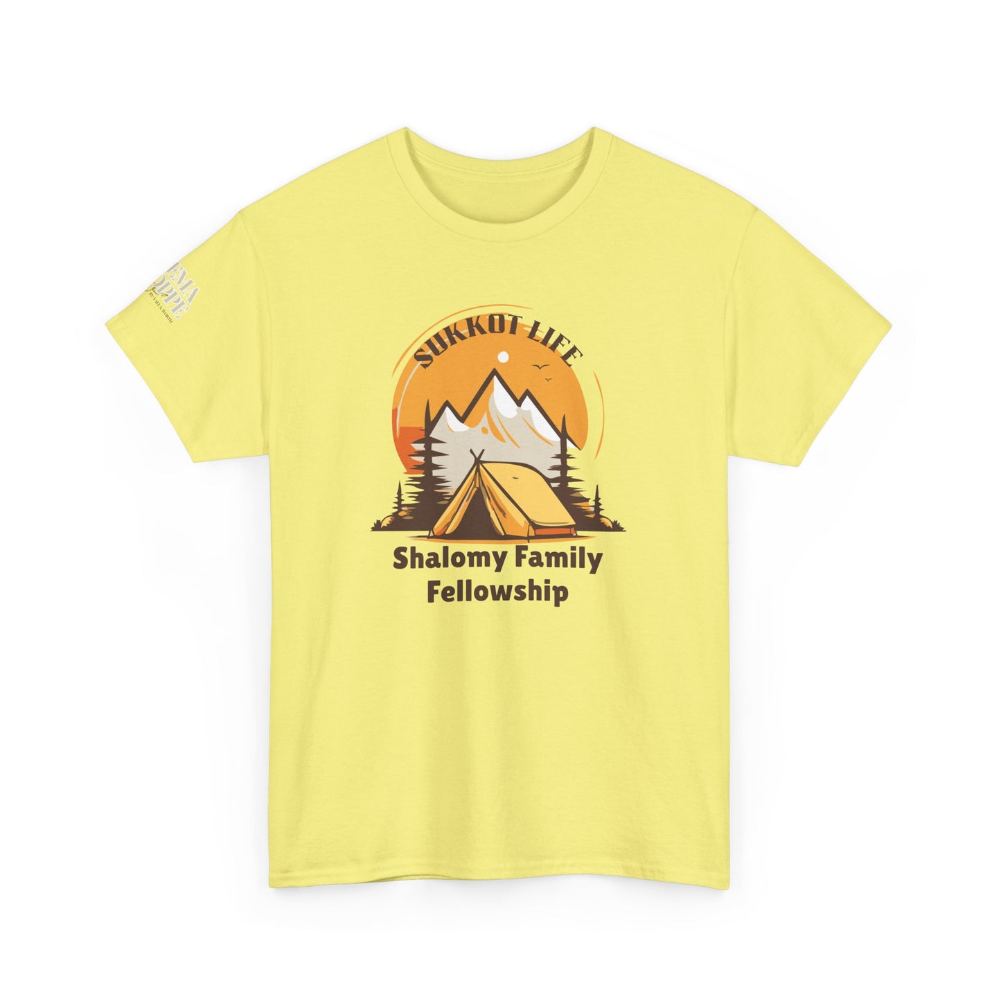 Personalized Sukkot Life Tee - Camping Biblical Feast Fellowship Shirt