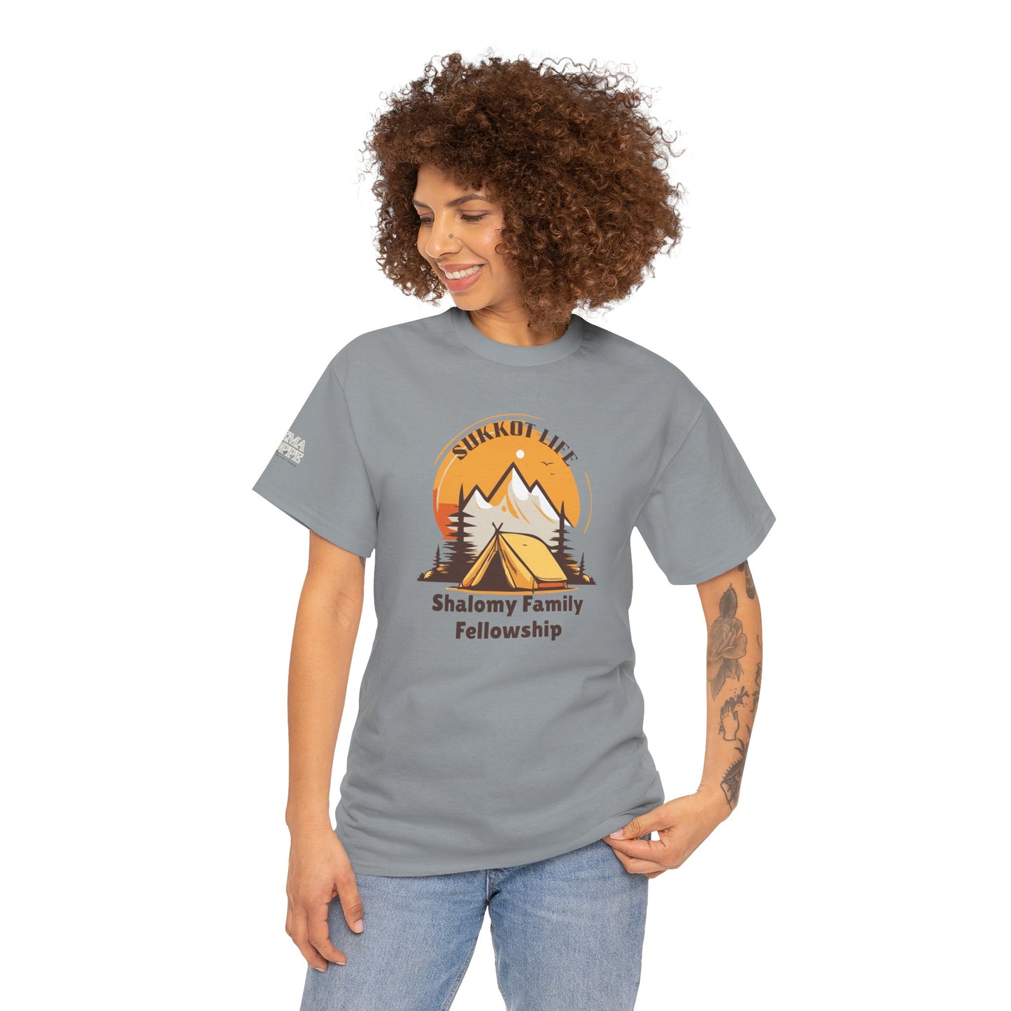 Personalized Sukkot Life Tee - Camping Biblical Feast Fellowship Shirt
