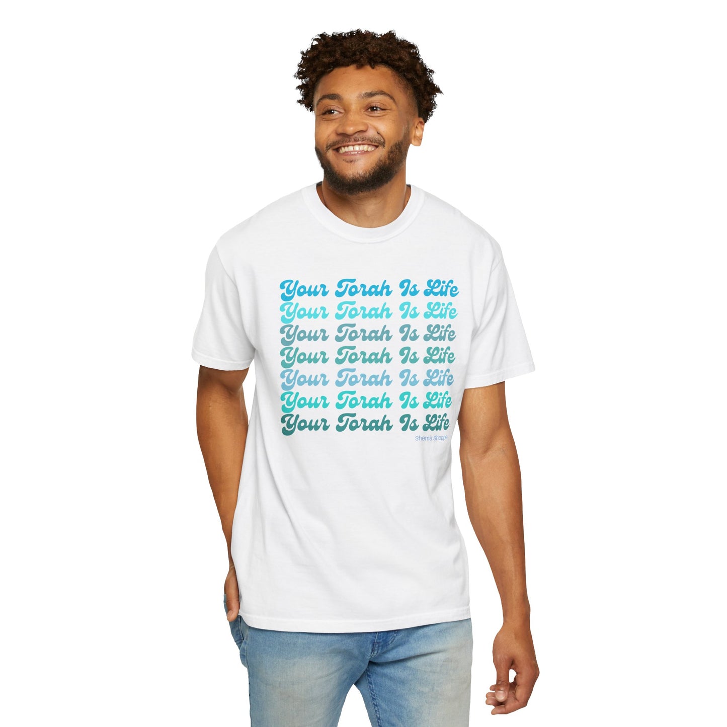 Your Torah Is Life Inspirational T-Shirt - Spiritual Gift, Faith-Based Apparel, Casual Wear, Bible Quote Shirt, Feast and Fellowship Tee
