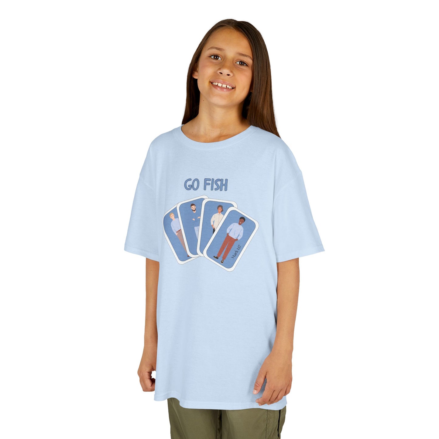 Fishers of Men Go Fish Bible Verse Kid's Cotton T-shirt