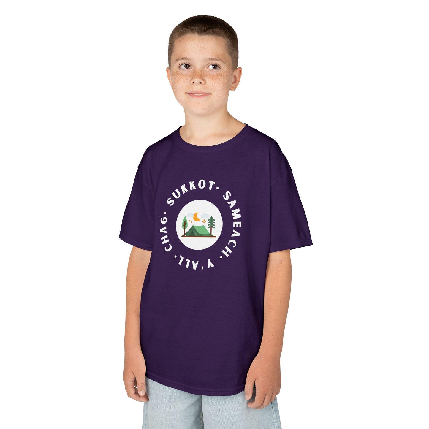 Sukkot Tabernacles Kids Heavy Cotton™ Tee