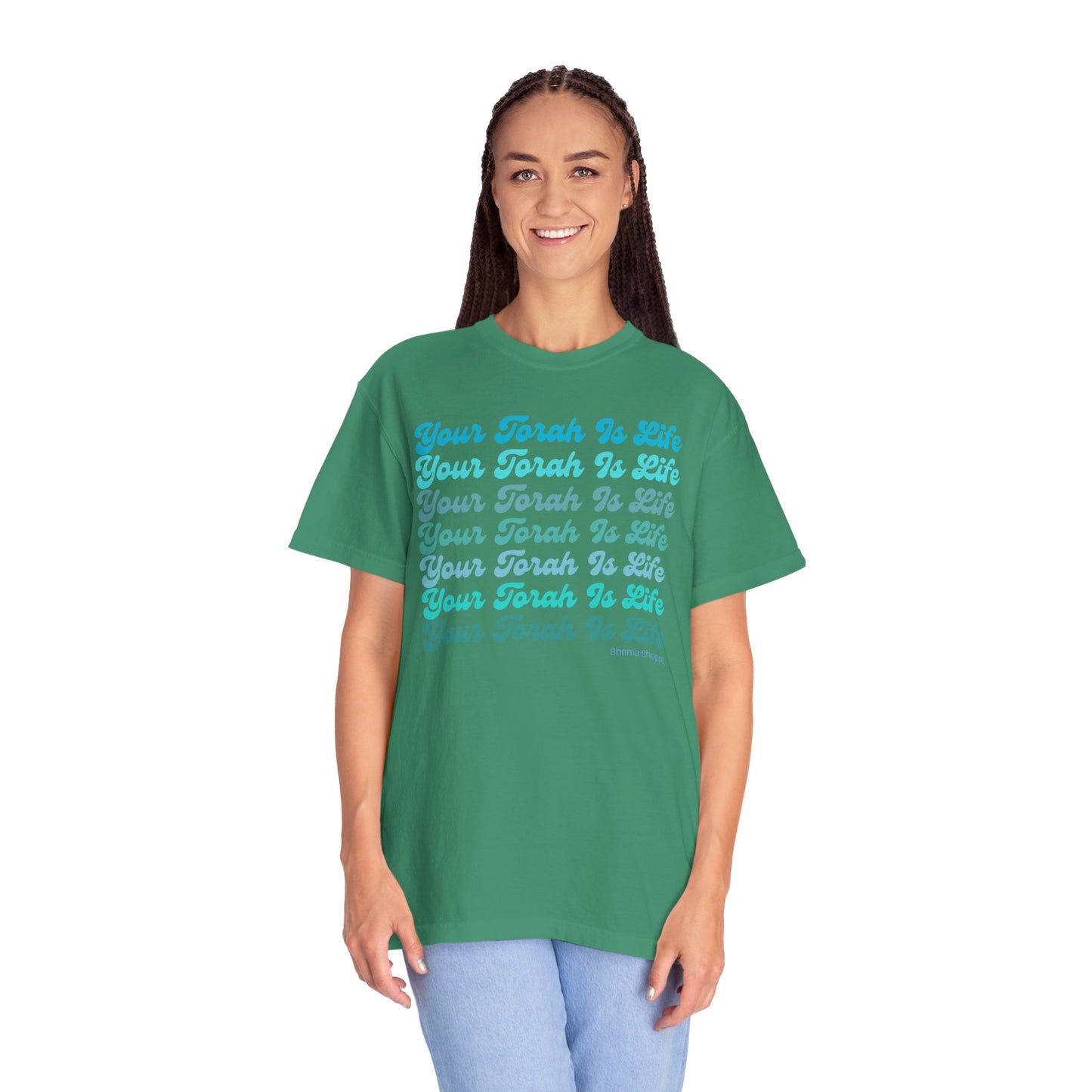 Your Torah Is Life Inspirational T-Shirt - Spiritual Gift, Faith-Based Apparel, Casual Wear, Bible Quote Shirt, Feast and Fellowship Tee