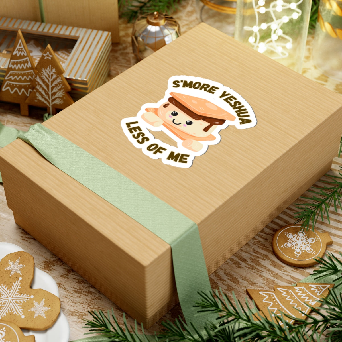 Sticker: S'more Yeshua Cute Sukkot Design