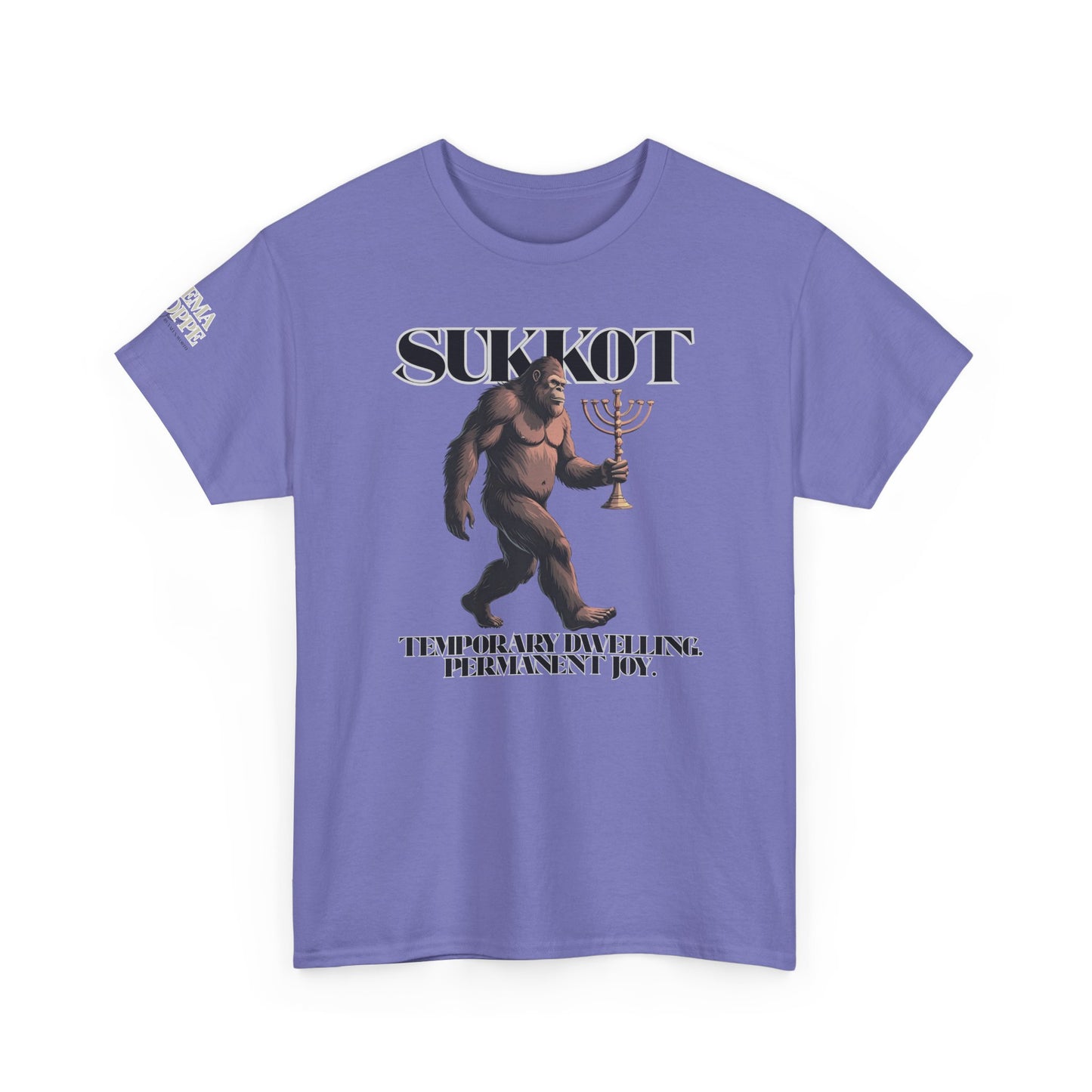 Sukkot Bigfoot Menorah Joy Legendary Shirt