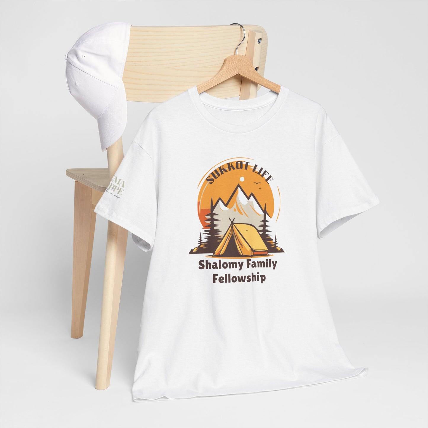 Personalized Sukkot Life Tee - Camping Biblical Feast Fellowship Shirt