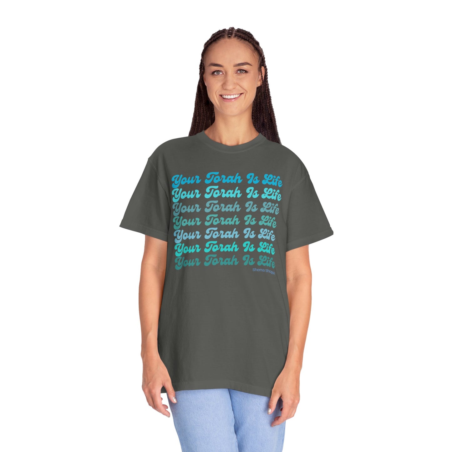 Your Torah Is Life Inspirational T-Shirt - Spiritual Gift, Faith-Based Apparel, Casual Wear, Bible Quote Shirt, Feast and Fellowship Tee