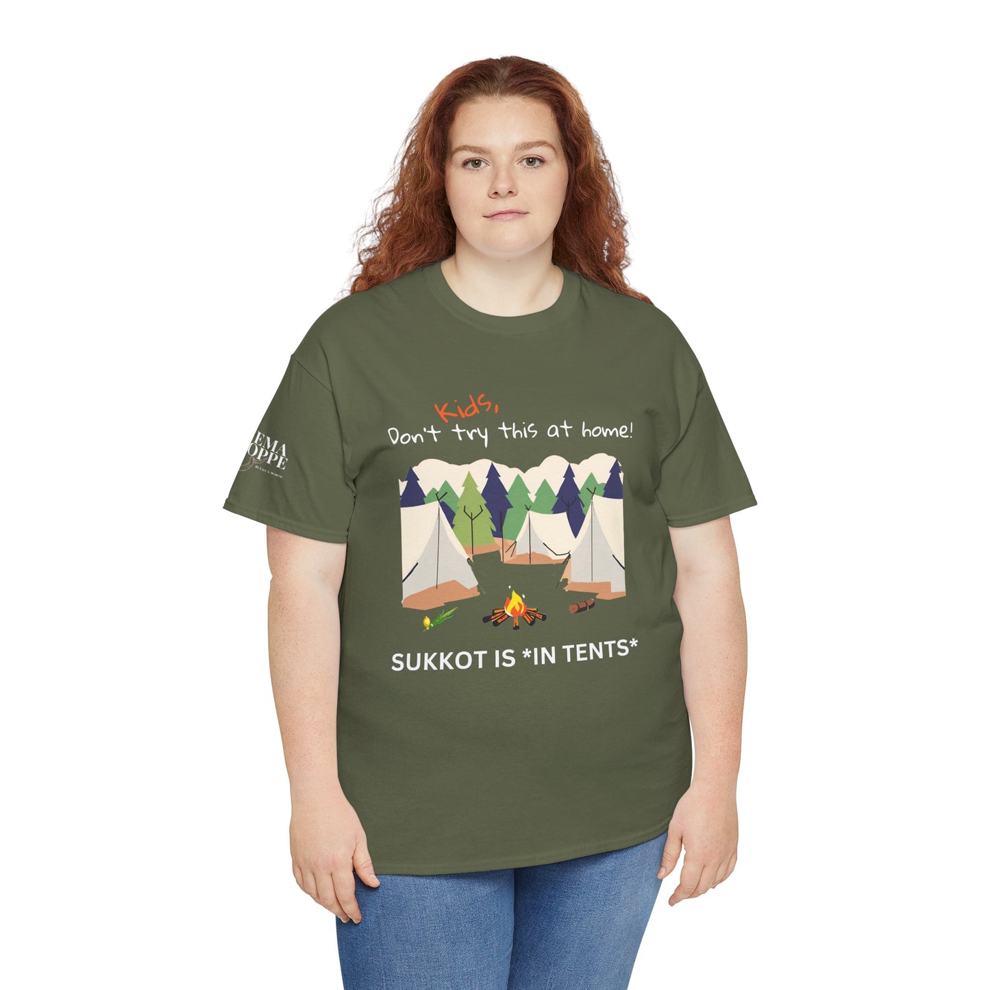 Kids, Don't Try This At Home Sukkot Shirt, dark colors