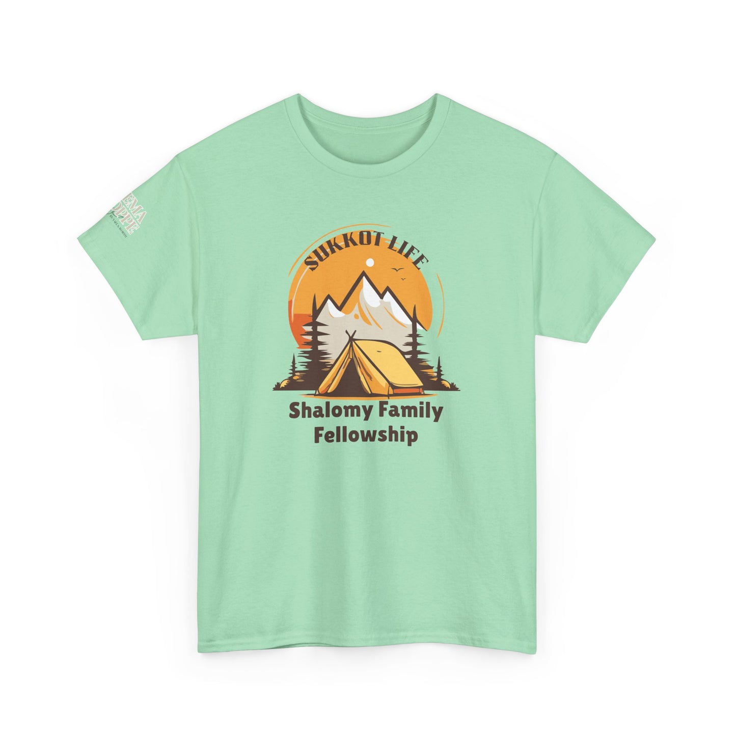 Personalized Sukkot Life Tee - Camping Biblical Feast Fellowship Shirt