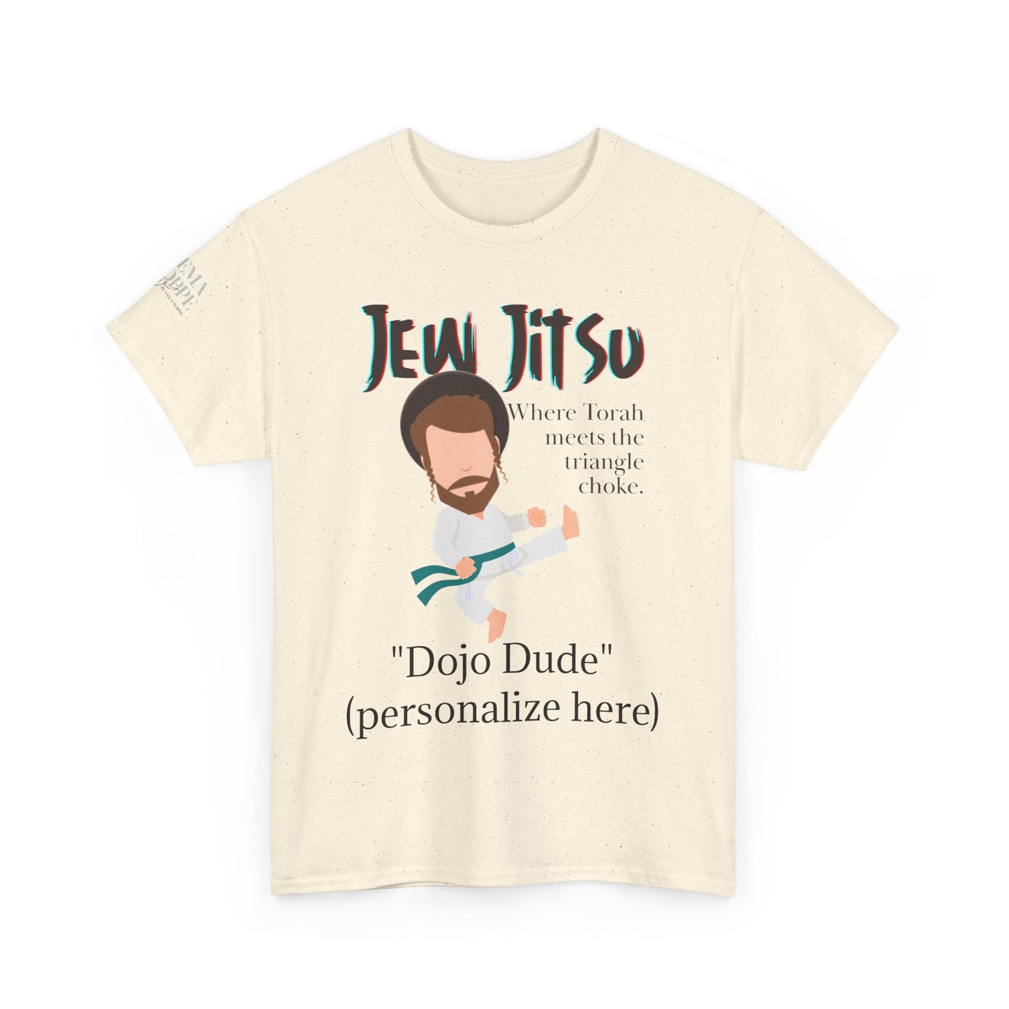 Jew Jitsu Funny Unisex Tee - Cotton Martial Arts Torah Shirt