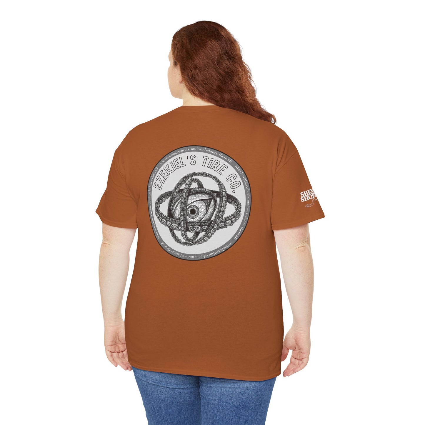 Ezekiel's Tire Company Shirt - Funny Biblical Unisex Cotton Tee