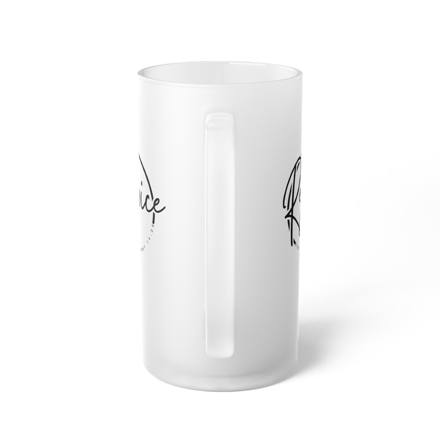 Frosted Beer Mug Rejoice Deuteronomy 14:26