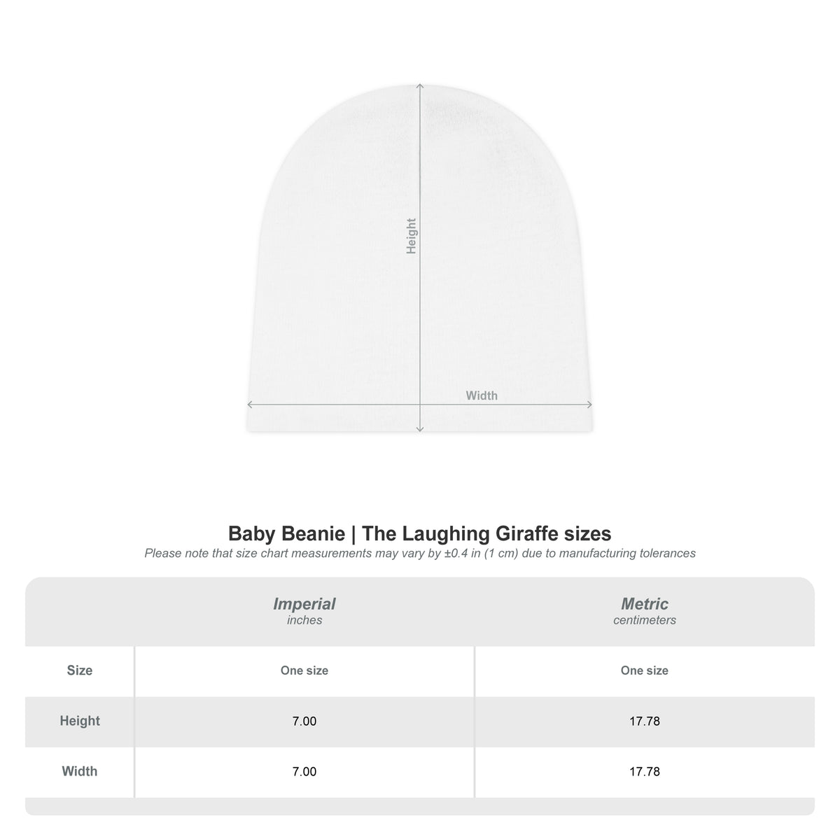 Baby Beanie — Camping & Holiday Symbols All-Over Print Newborn Hat