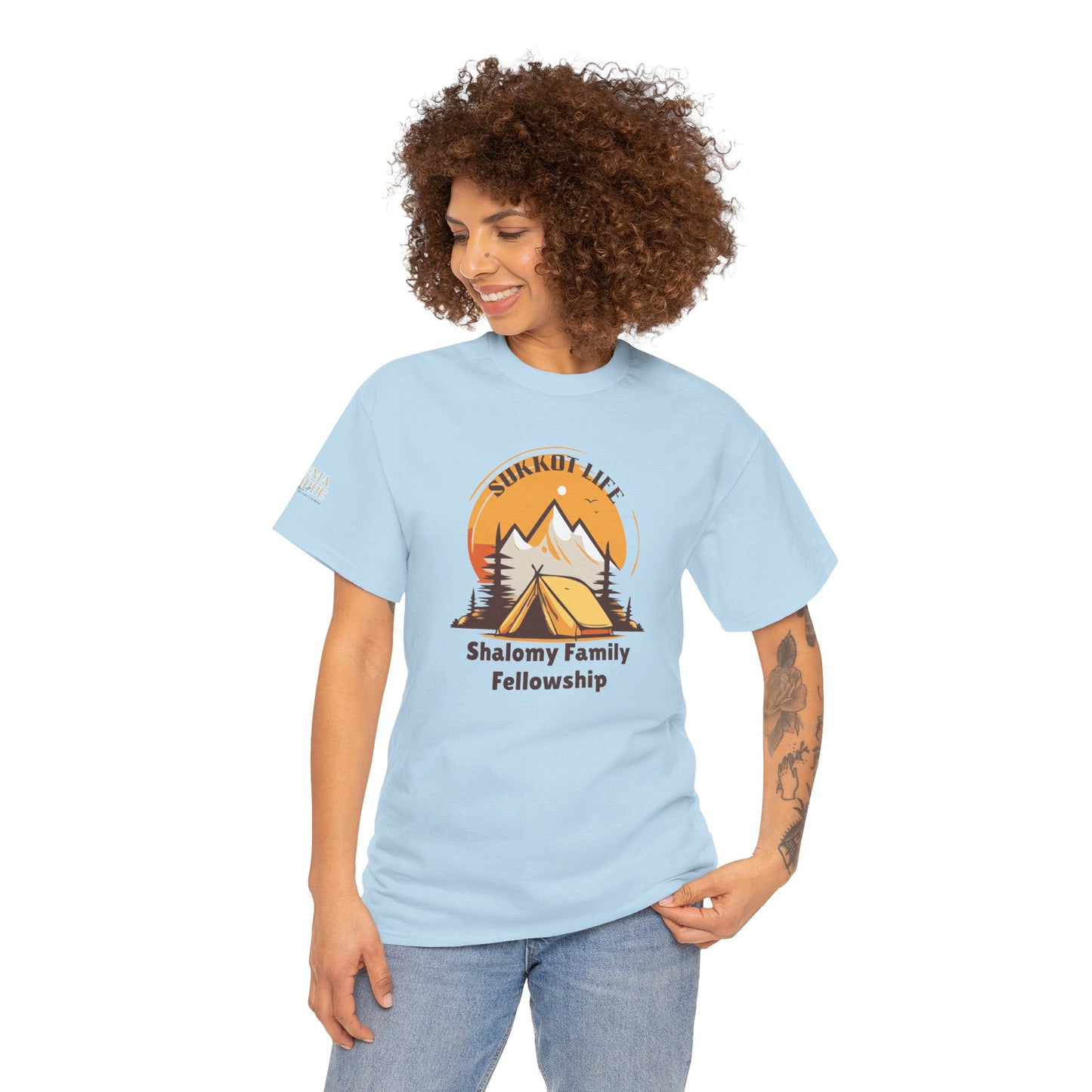 Personalized Sukkot Life Tee - Camping Biblical Feast Fellowship Shirt