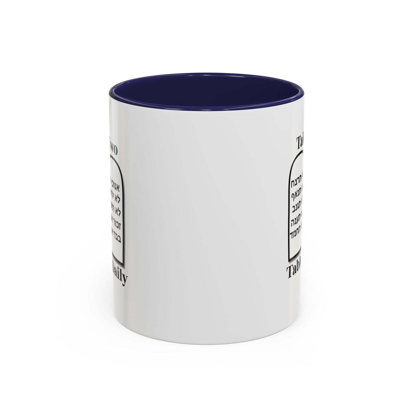 Take Two Tablets Daily Coffee Mug Prescription Commandments Humor