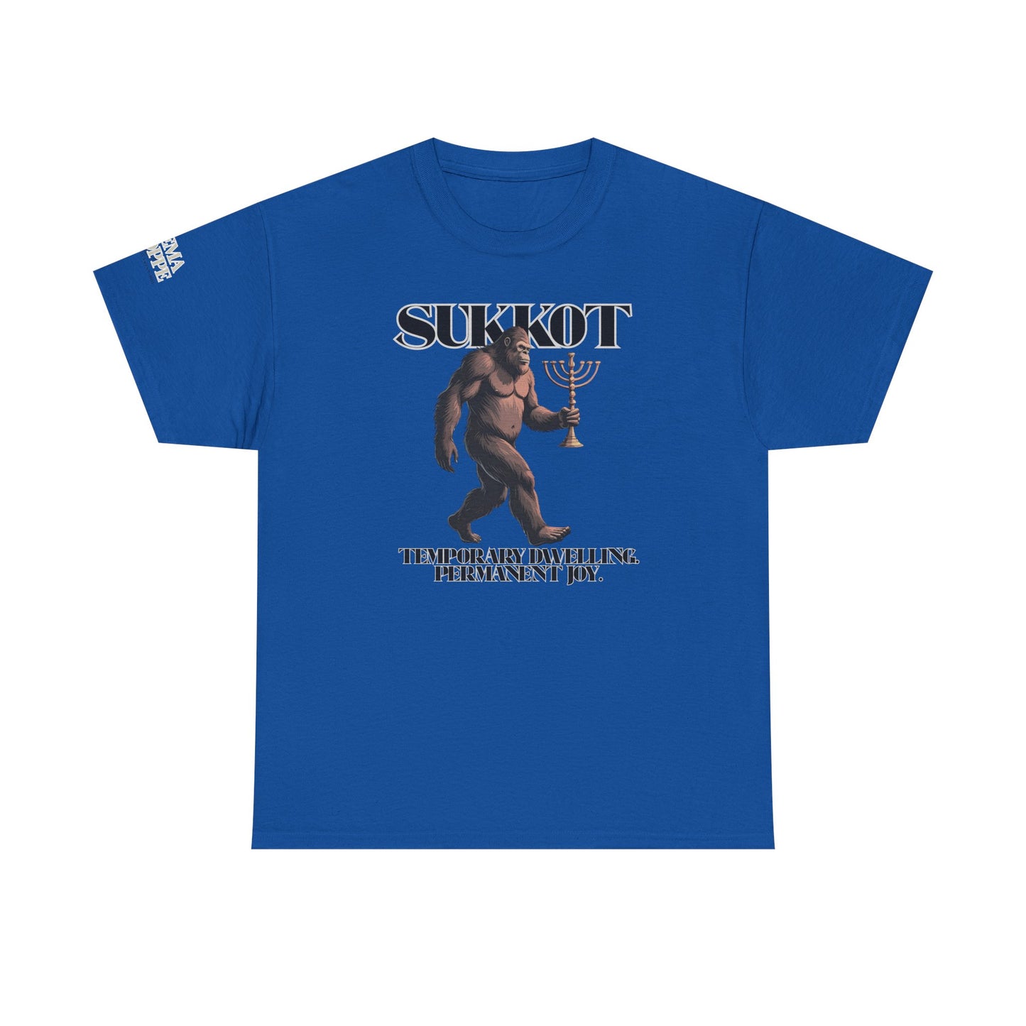 Sukkot Bigfoot Menorah Legendary Joy Shirt