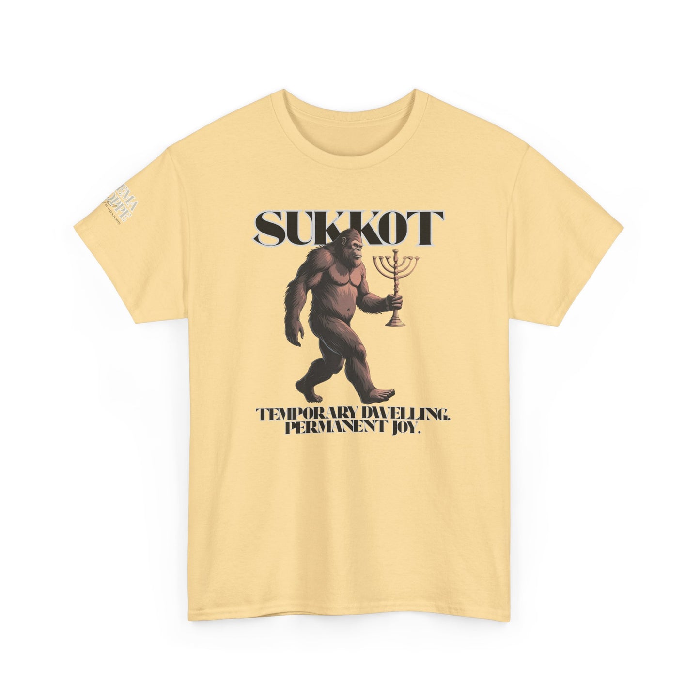 Sukkot Bigfoot Menorah Joy Legendary Shirt