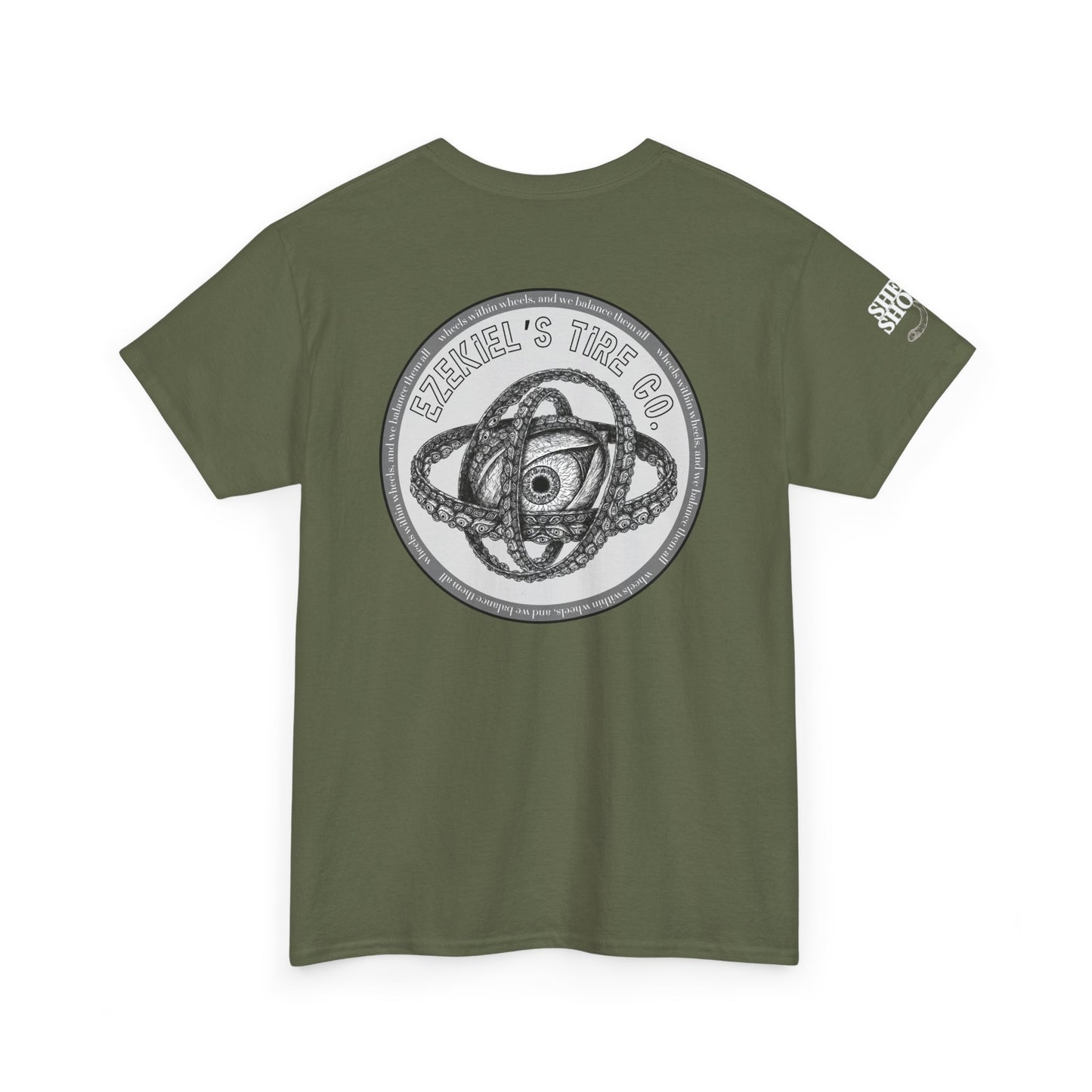 Ezekiel's Tire Company Shirt - Funny Biblical Unisex Cotton Tee