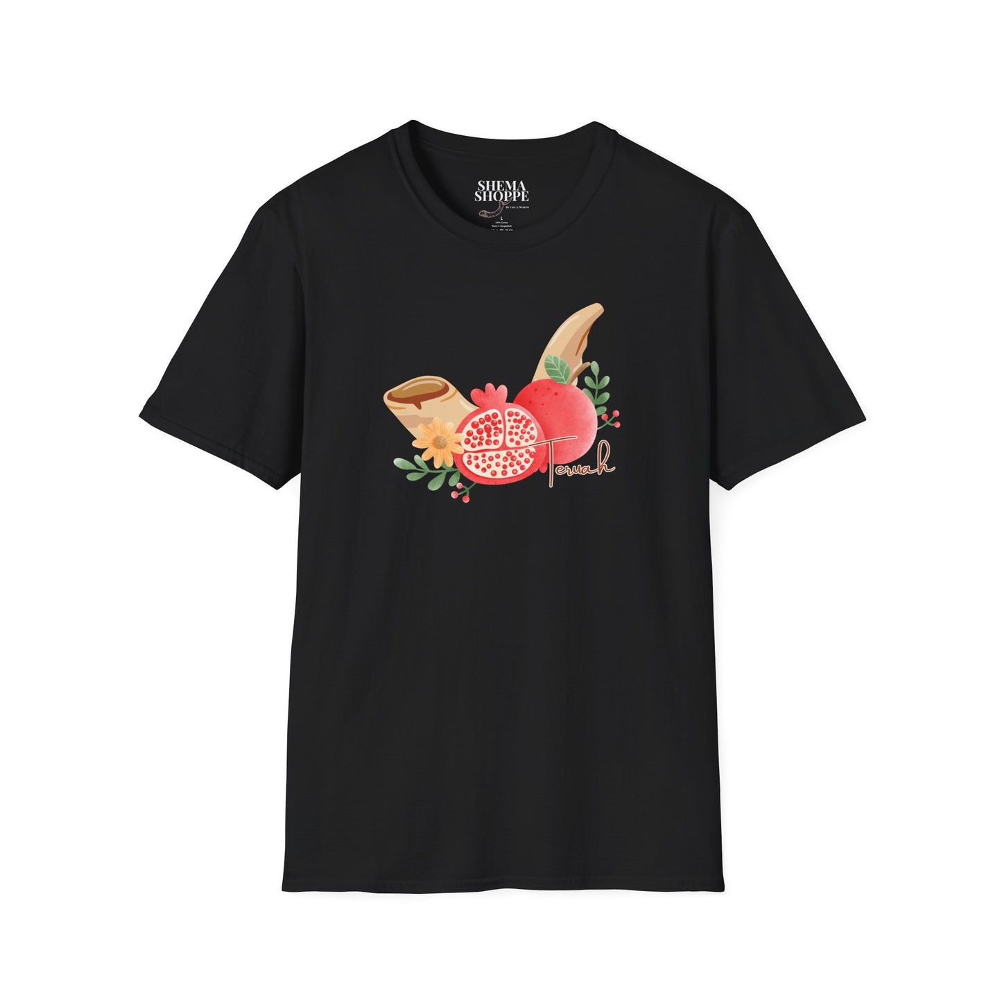Yom Teruah Softstyle T-Shirt - Biblical Feast of Trumpets Design